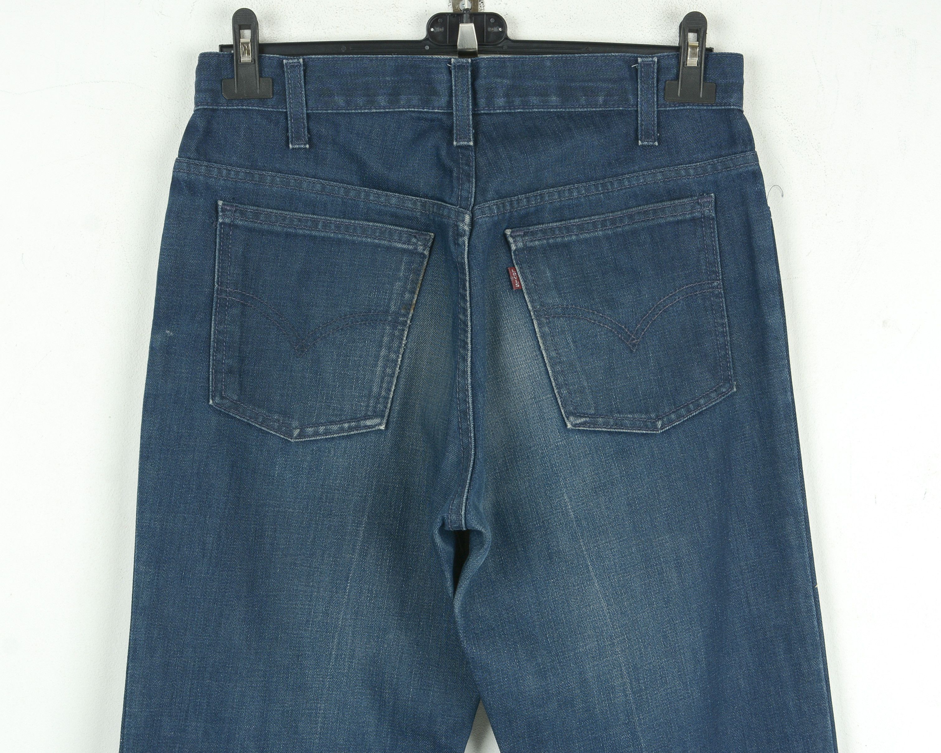 Levi's 566 Sta-Prest Center Creased Pants W32 L36 Straight Jeans UK Size US 32 / EU 48 - 5 Thumbnail