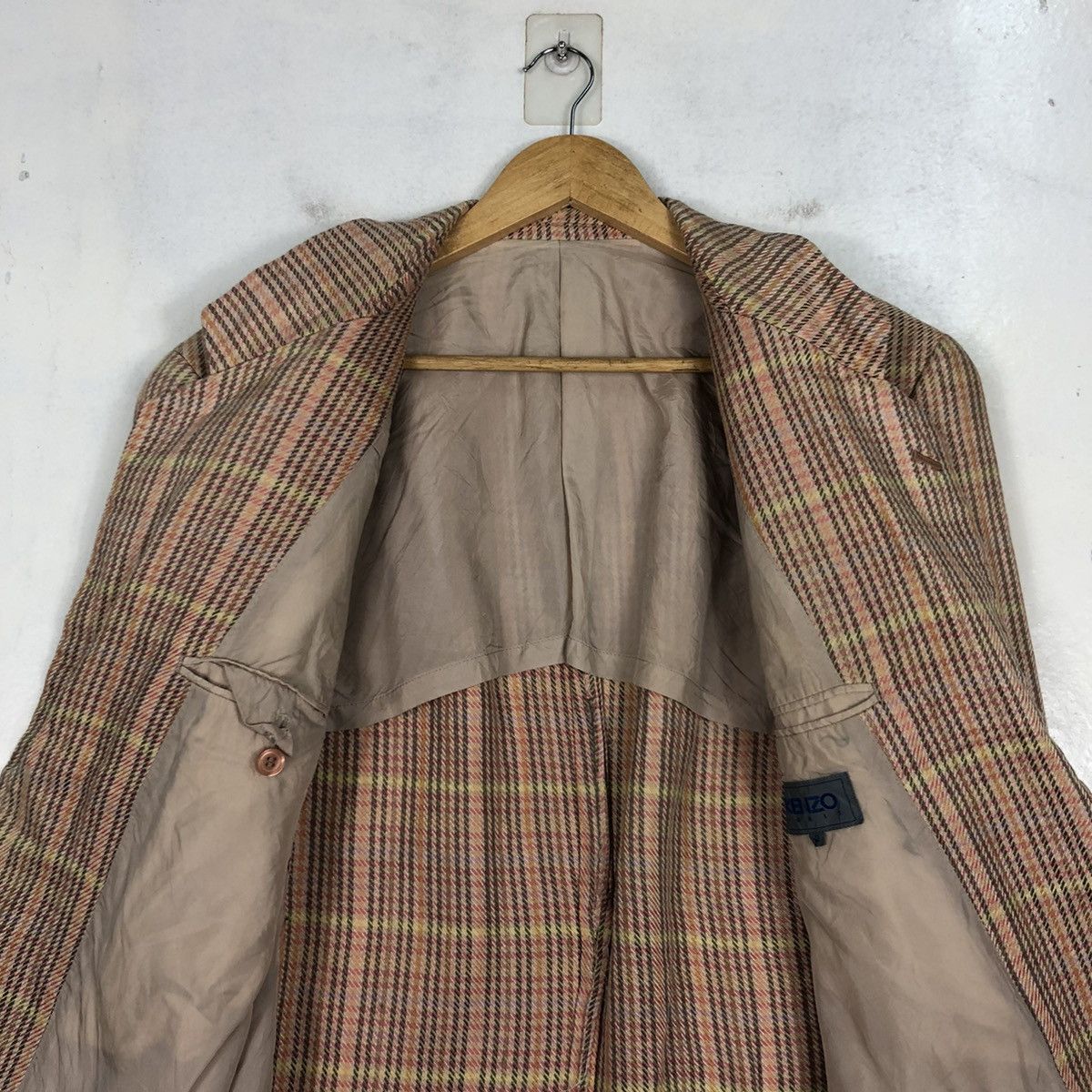 Kenzo × Other × Vintage Kenzo Checkered Coat Jacket Size US M / EU 48-50 / 2 - 12 Thumbnail