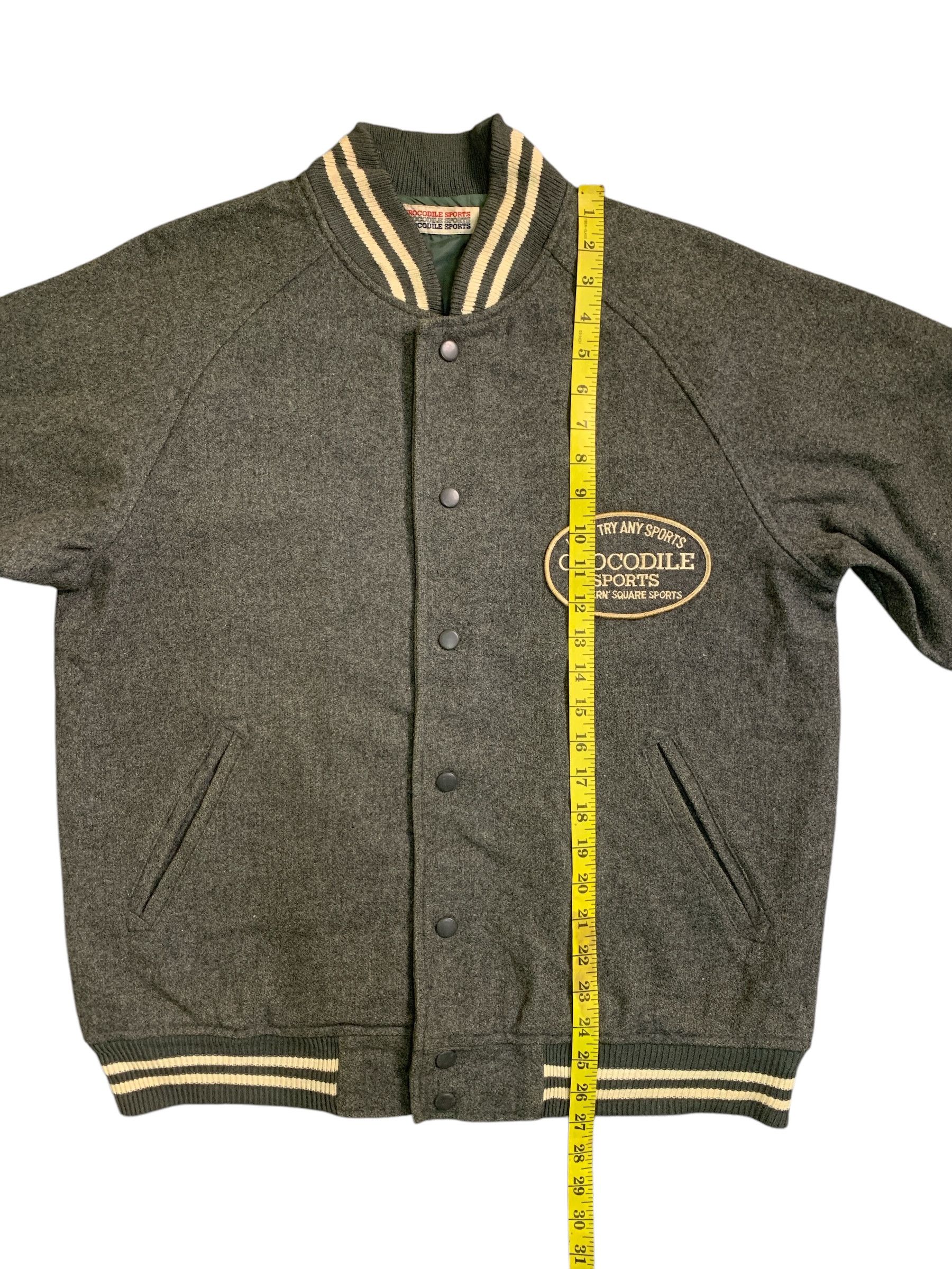 Vintage Rare Design Vintage Crocodile Sports Varsity Jackets Size L / US 10 / IT 46 - 10 Thumbnail