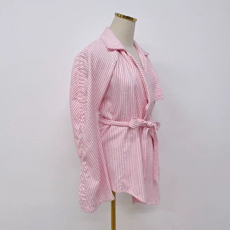 Chanel Chanel Pink striped cardigan jacket Size XS / US 0-2 / IT 36-38 - 4 Thumbnail