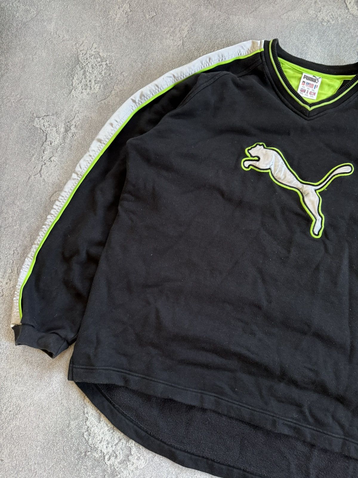 Puma × Vintage Puma XXL big logo sweatshirt vintage retro longsleeve jumper Size US XXL / EU 58 / 5 - 11 Thumbnail