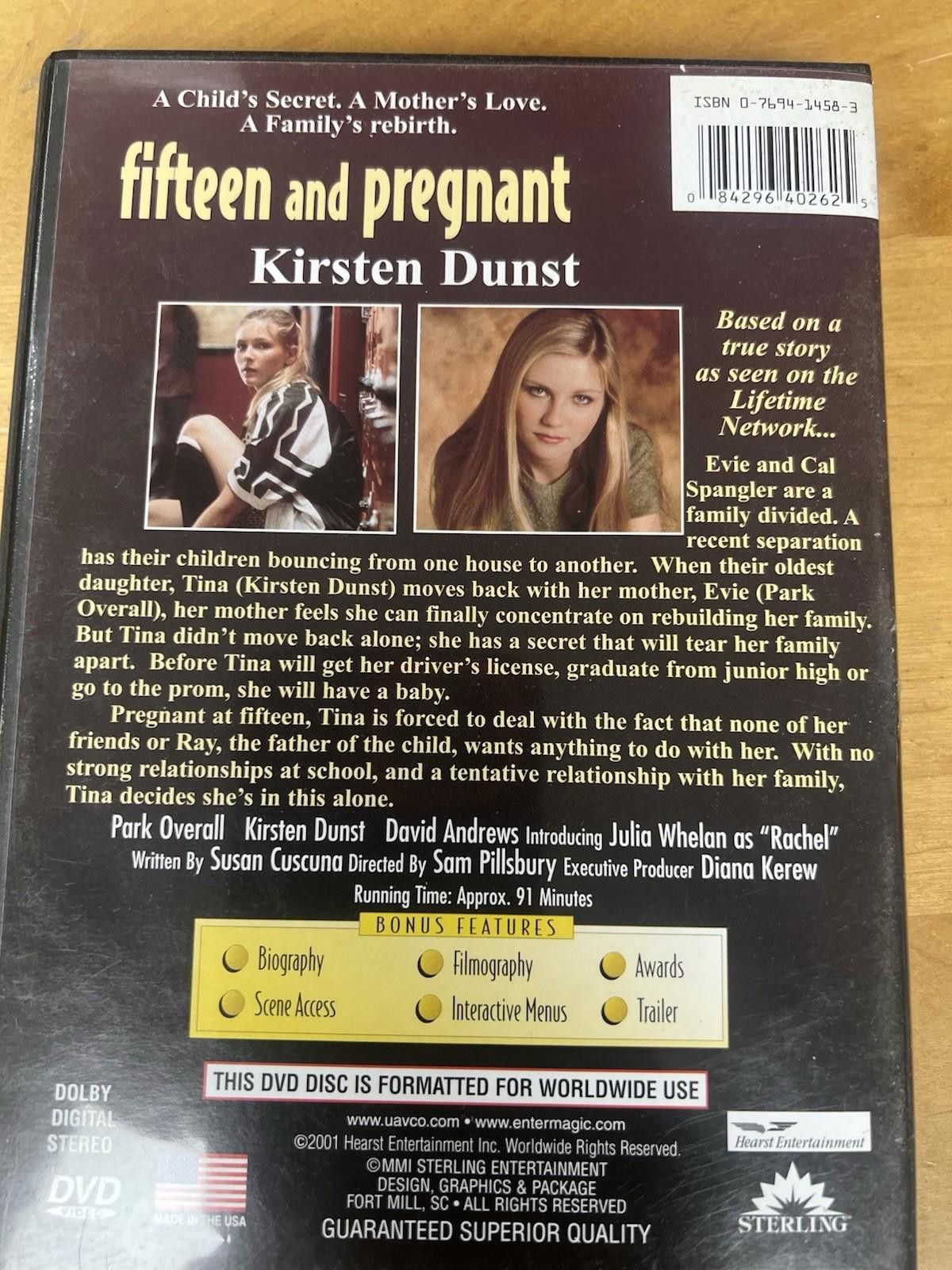 Other Fifteen and Pregnant [DVD] Park Overall,Kirsten Dunst,David Size ONE SIZE - 10 Thumbnail
