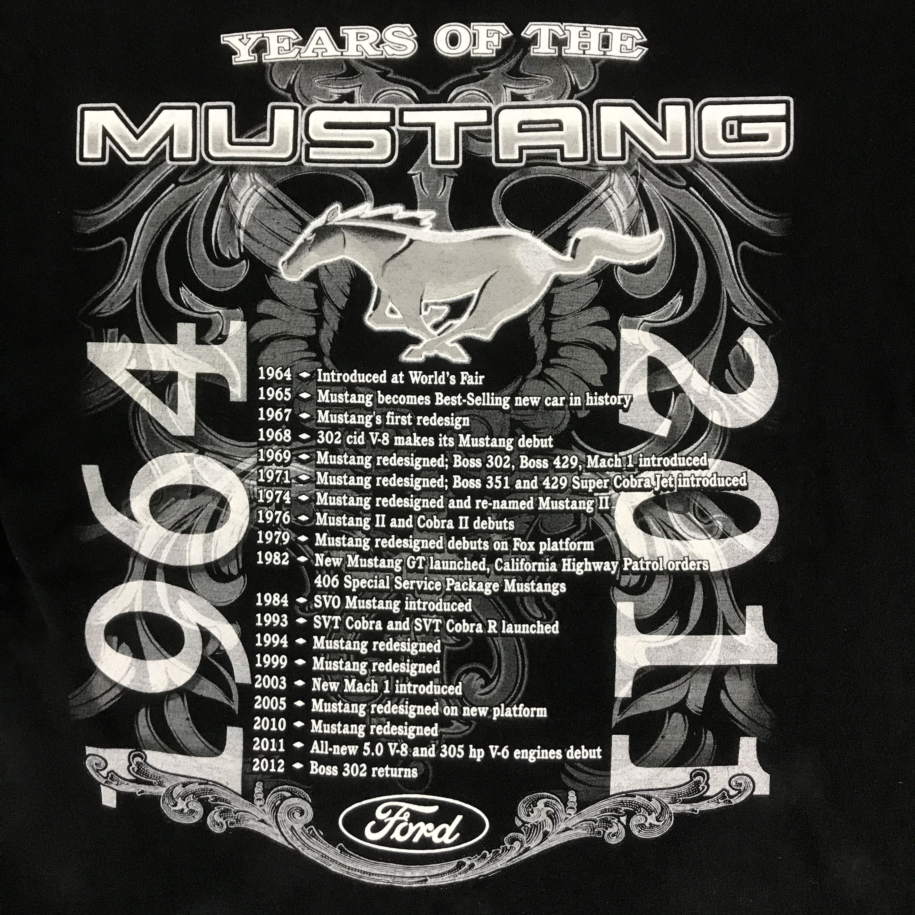 Ford FORD MUSTANG BLACK T-SHIRT K93B52 Size US L / EU 52-54 / 3 - 5 Thumbnail