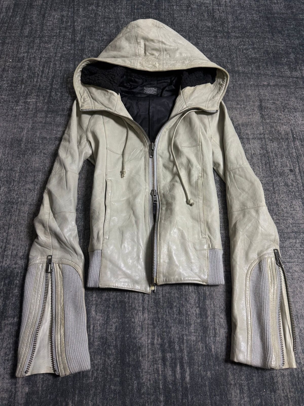 MOUSSY B2V-MOUSSY LEATHER JACKETS ༒ *RARE* Size US M / EU 48-50 / 2 - 4 Thumbnail