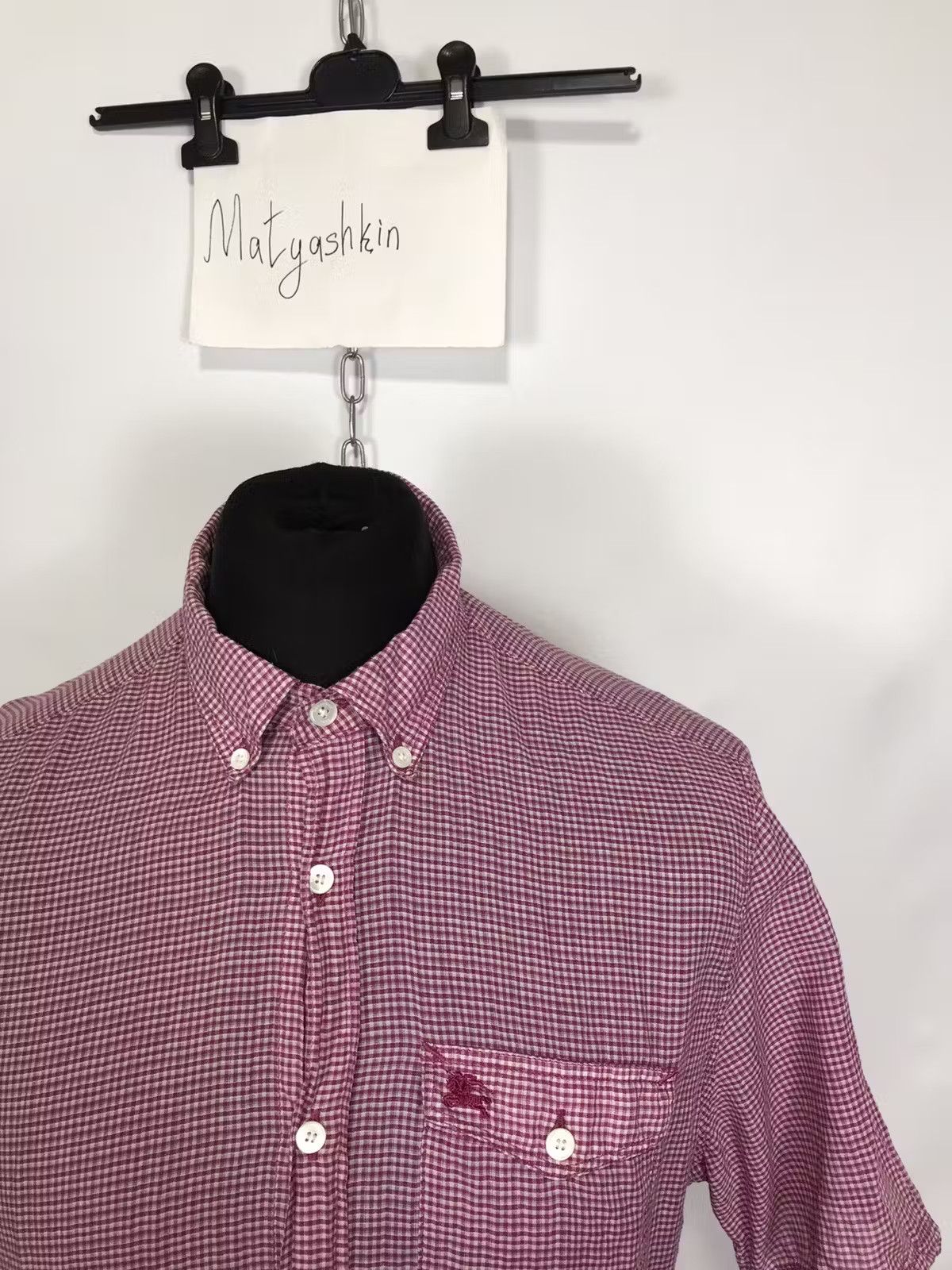 Burberry × Designer Burberry Brit short sleeve shirt size L Size US L / EU 52-54 / 3 - 2 Thumbnail