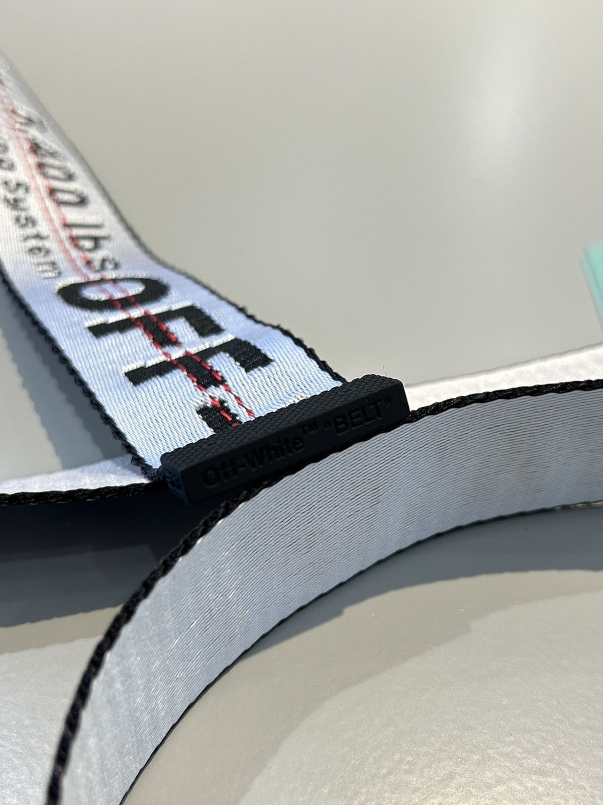 Off-White Off-White Industrial Belt White Black Size ONE SIZE - 6 Thumbnail