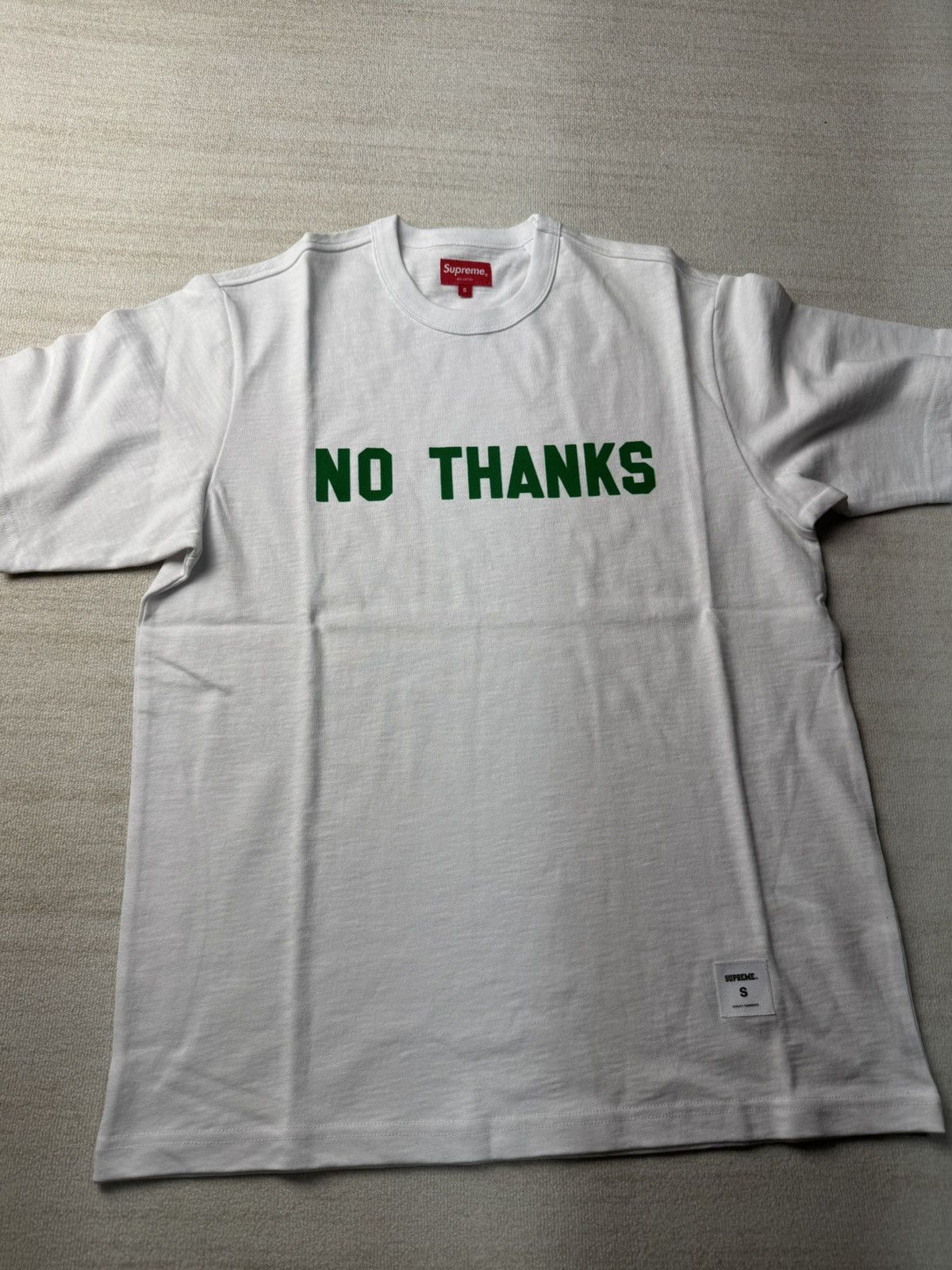 Supreme NO THANKS tee Size US S / EU 44-46 / 1 - 4 Thumbnail