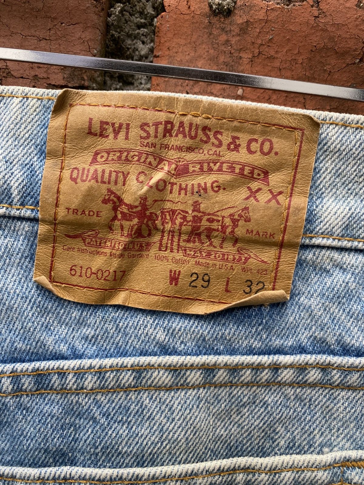 Levi's × Levi's Vintage Clothing × Vintage W28x29 vintage levi's 610 made in USA 90s Size 28" / US 6 / IT 42 - 7 Thumbnail