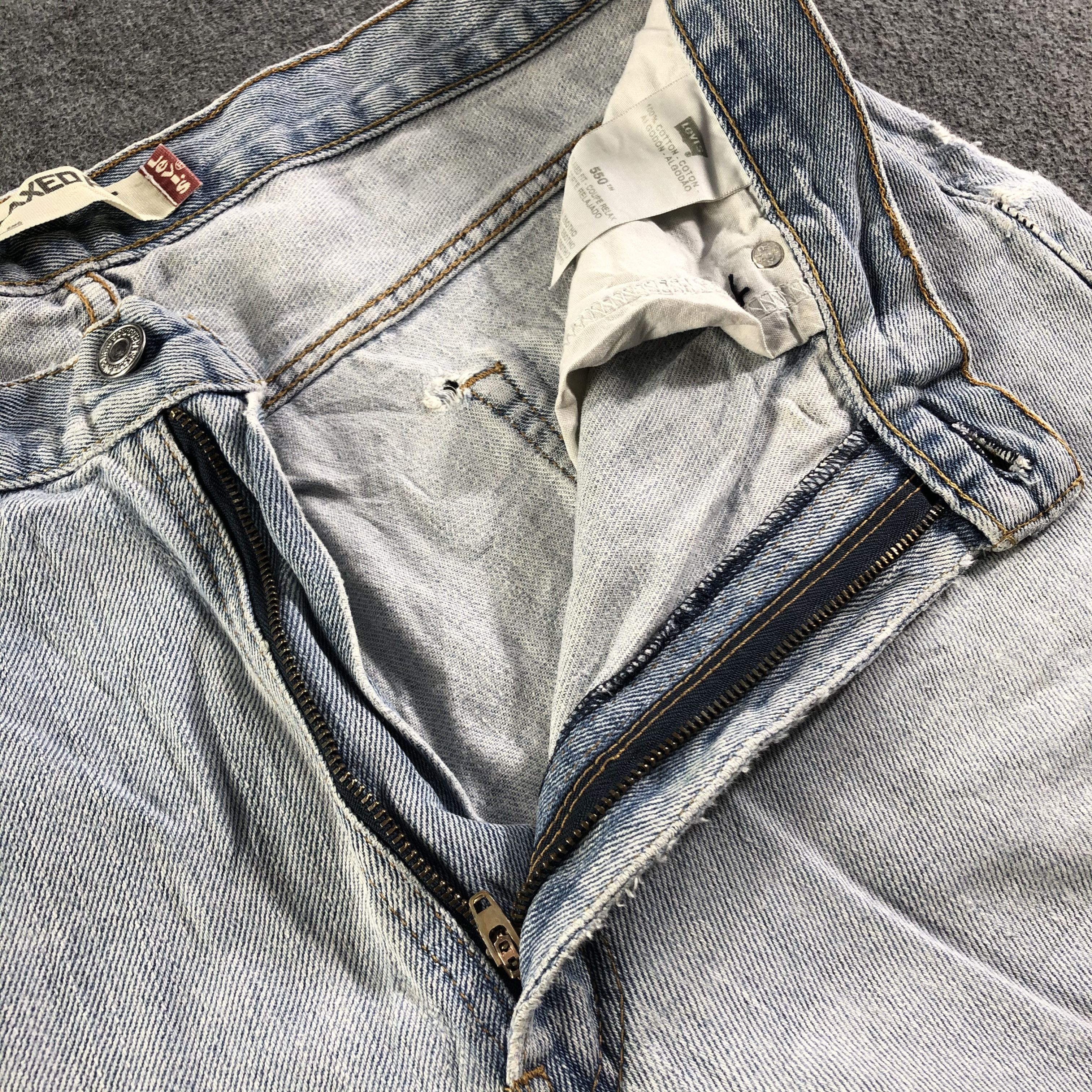 Levi's Vintage Light Wash Levis 550 Jeans-J3153 Size US 38 / EU 54 - 12 Thumbnail