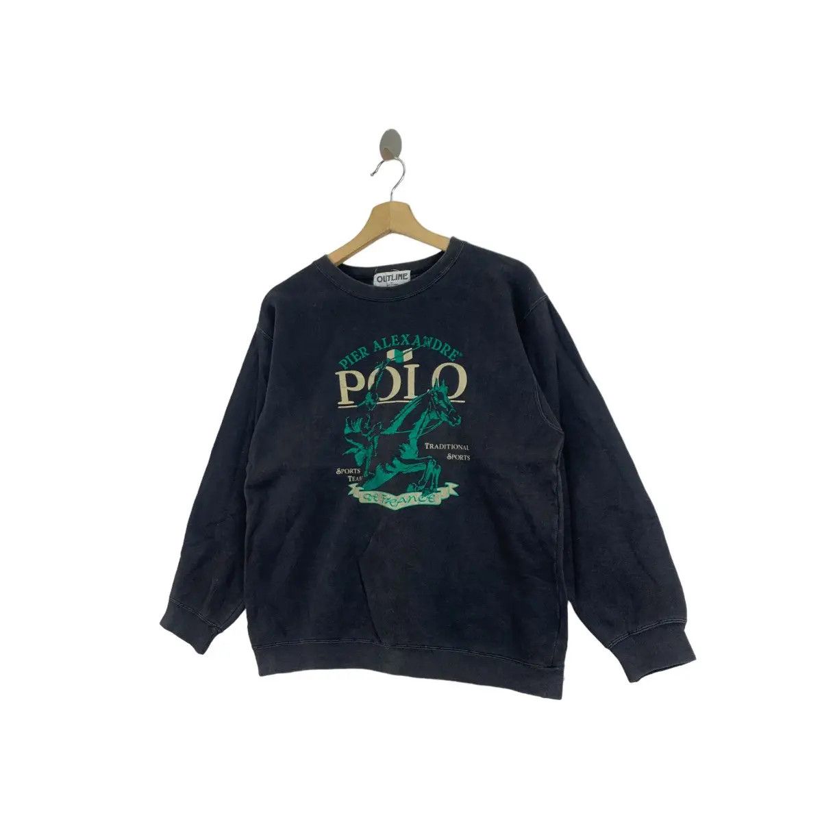 Vintage Vintage POLO PIER ALEXANDRE Sports Team Pullover Sweatshirt Size US M / EU 48-50 / 2 - 5 Thumbnail