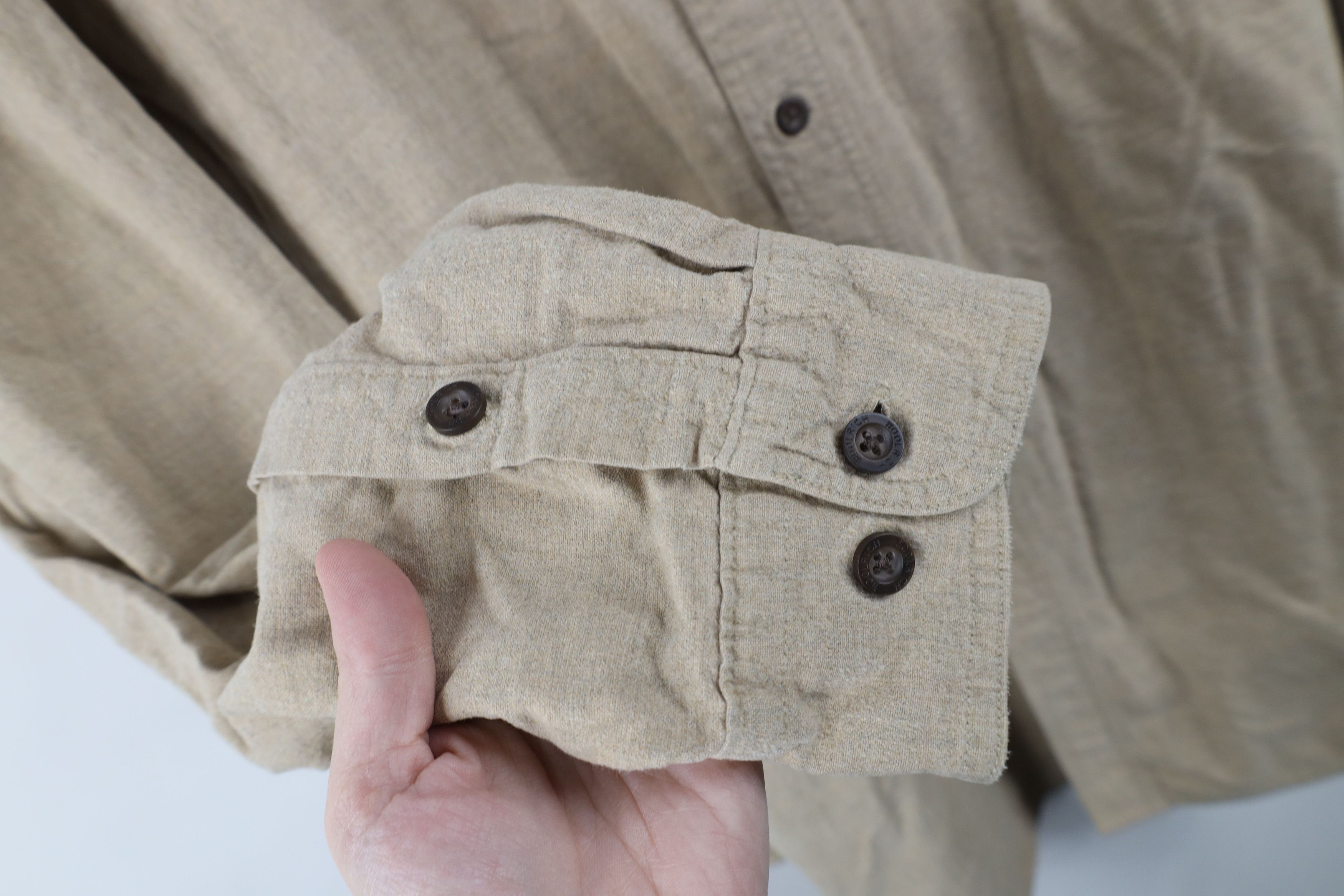 Woolrich Woolen Mills Vintage Woolrich Chamois Cloth Collared Button Down Shirt Size US L / EU 52-54 / 3 - 6 Thumbnail