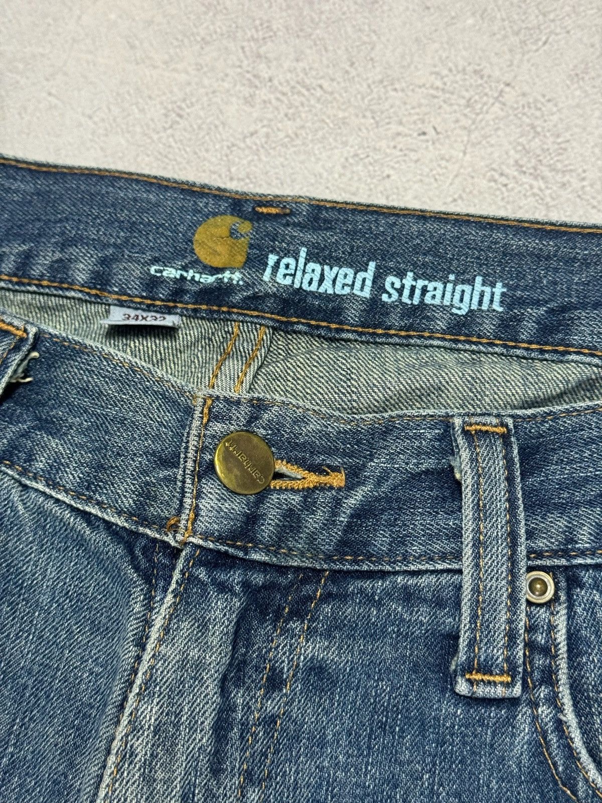 Carhartt × Vintage Vintage Carhartt Straight Jeans Denim Pants Y2K 90s Size US 32 / EU 48 - 8 Thumbnail