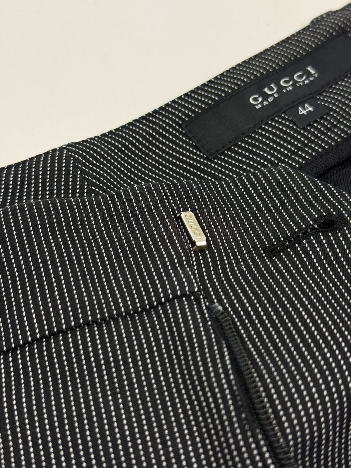 Gucci SS2012 Gucci Classic Striped Flare Pants Made in Italy Size 30" / US 8 / IT 44 - 9 Thumbnail
