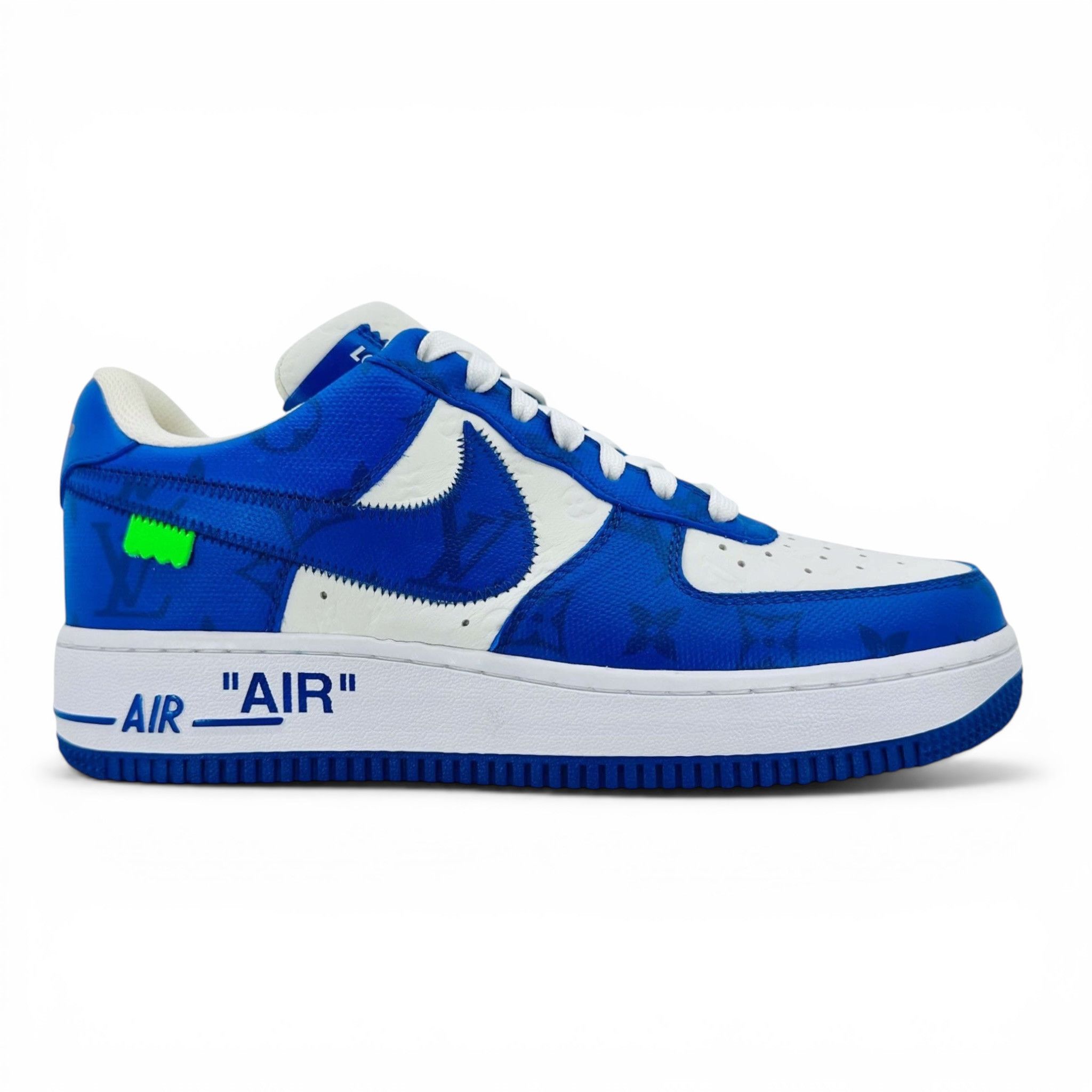 Louis Vuitton Nike Air Force 1 Low By Virgil Abloh White Royal Size US 6.5 / EU 39-40 - 1 Thumbnail