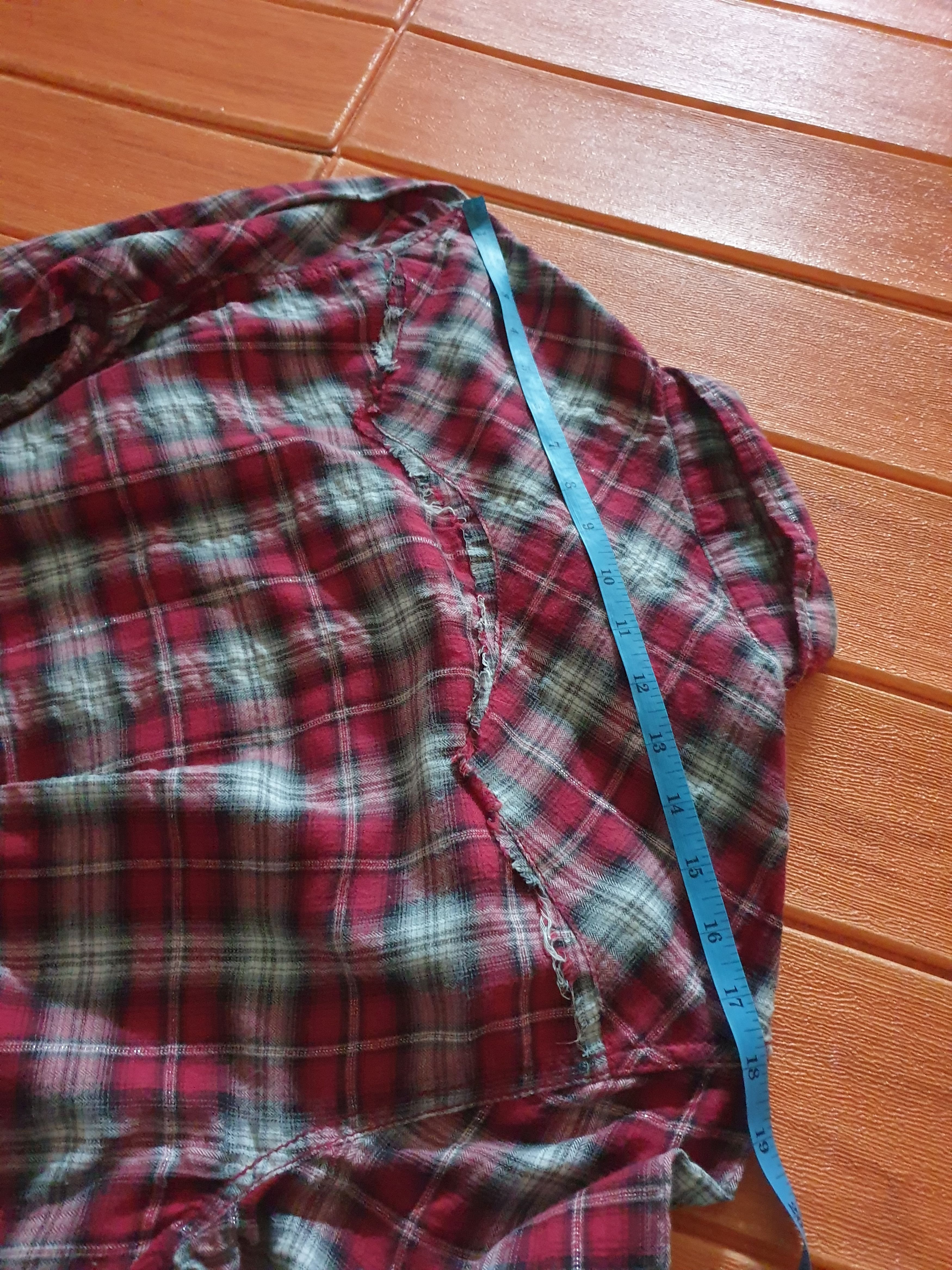 If Six Was Nine 💥Bicol bird checkered red Japanese flannel shirt Size US M / EU 48-50 / 2 - 4 Thumbnail