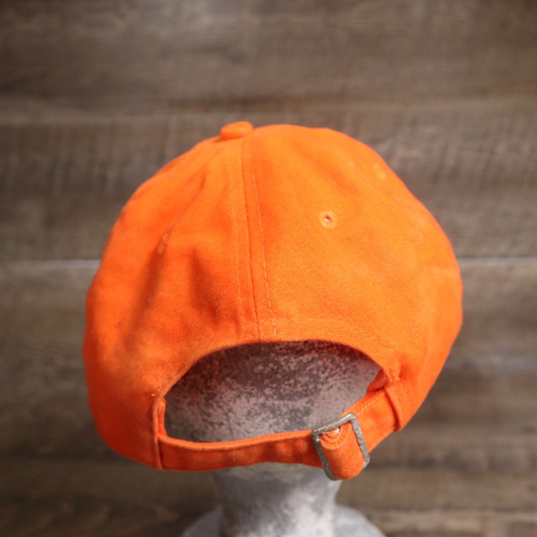 Vintage VINTAGE Subway Hat Unisex Adults Adjustable Strapback Trucker Cap Orange Canvas Cotton Polyester 90s Employee Subway Theme Mens Womens Size ONE SIZE - 4 Thumbnail