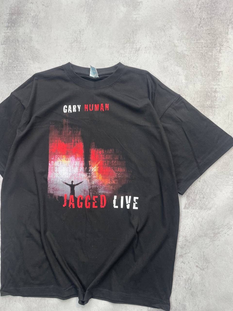 Band Tees × Japanese Brand × Vintage Vintage Gary Numan Jagged Live Tour 2007 Tee T-Shirt Y2K Size US XL / EU 56 / 4 - 3 Thumbnail
