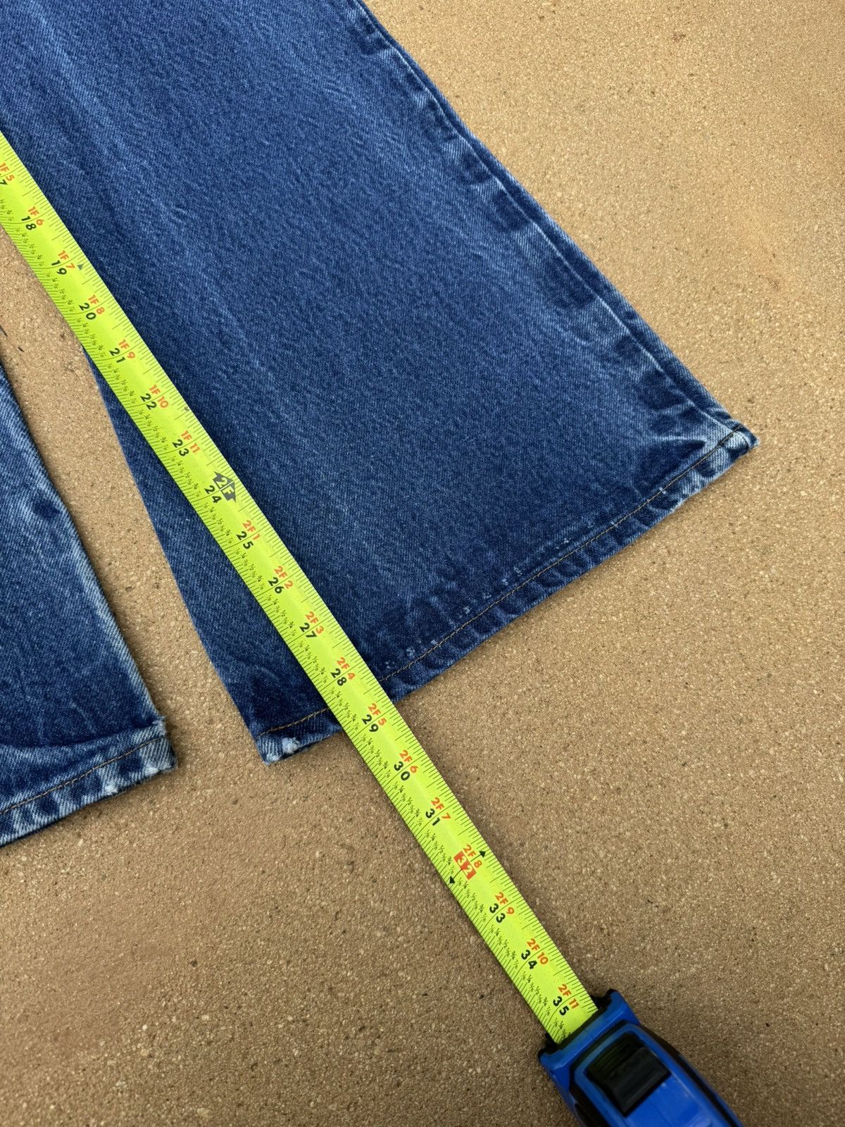 Levi's Vtg 80’s Levi’s 684 Orange Tab Bellbottom Flare Jeans 29x29 Size US 29 - 10 Thumbnail