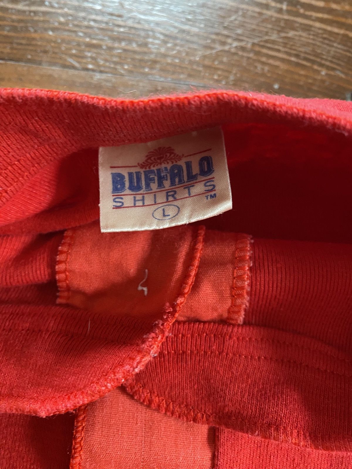 Vintage Vintage 80s Haverford College Red Long Sleeve Henley Thermal Size US M / EU 48-50 / 2 - 5 Thumbnail