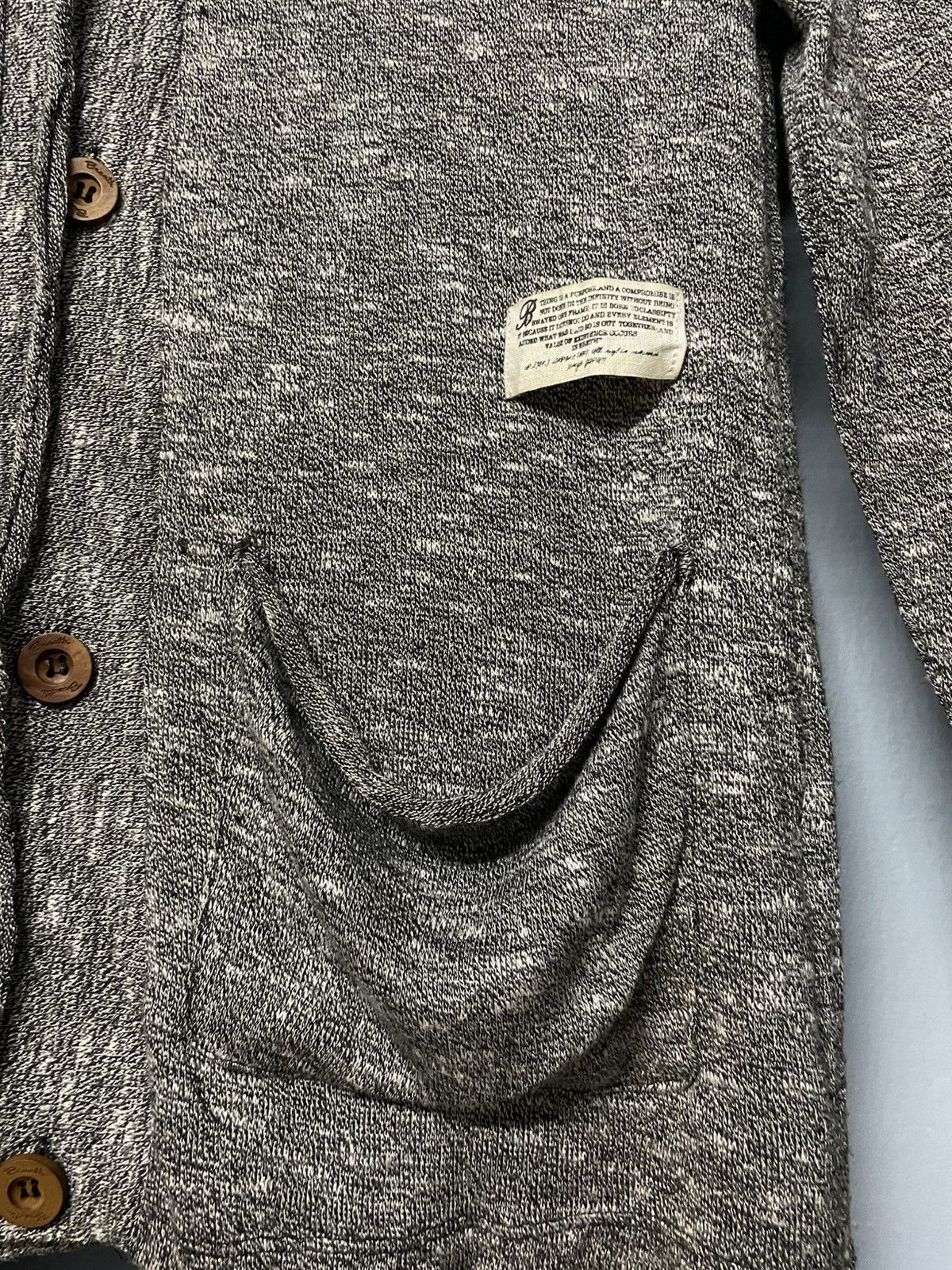 Designer × Japanese Brand × Vintage Vintage Japan Designer Brth Breath Distressed Punk Cardigan Size US M / EU 48-50 / 2 - 5 Thumbnail
