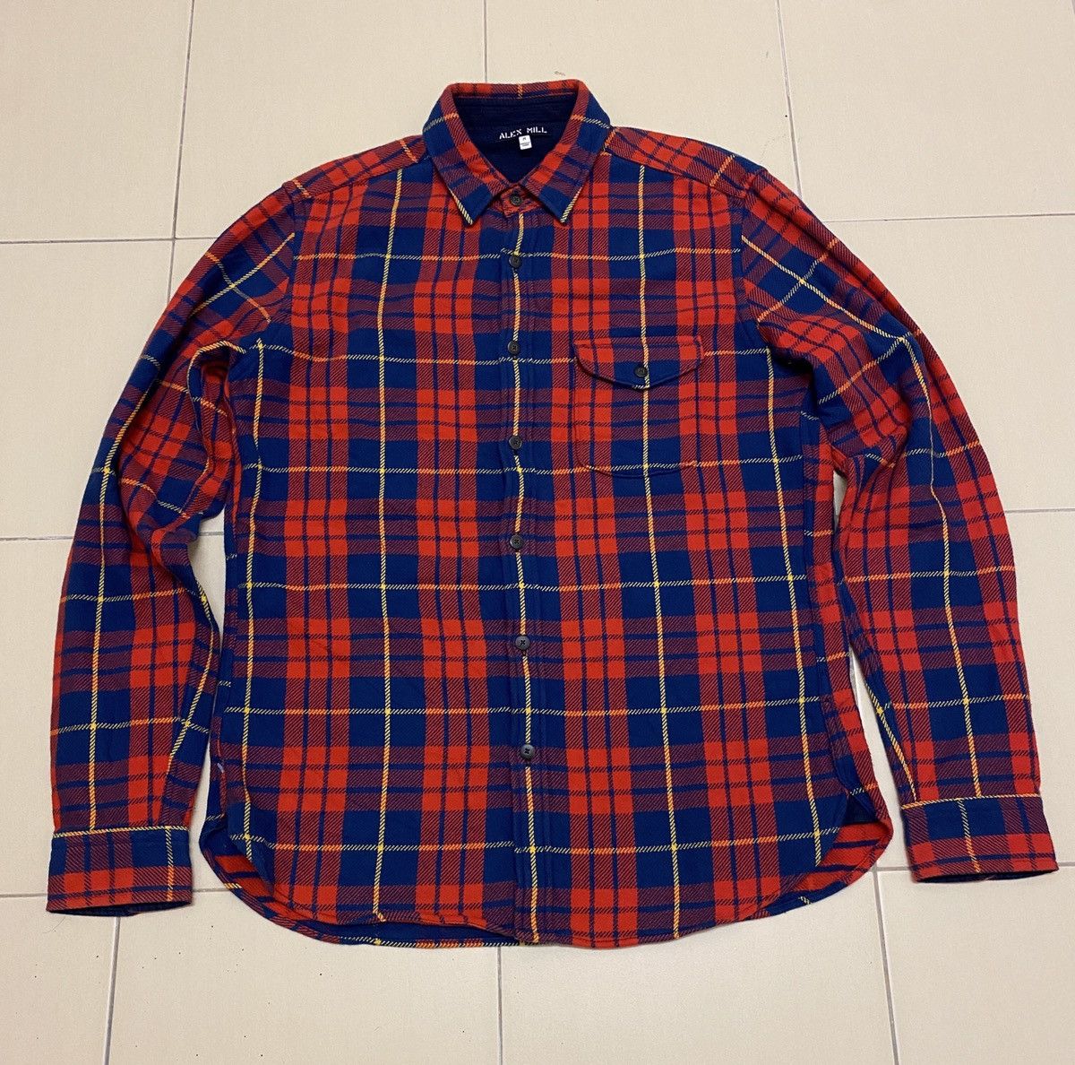 Alex Mill × Flannel Alex Mill Heavy Cotton Flannel Shirt Size US M / EU 48-50 / 2 - 2 Thumbnail