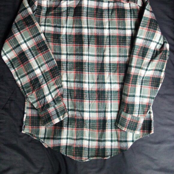JCPenney Vintage JCPenney Men's Shop Flannel Button Shirt Size US M / EU 48-50 / 2 - 6 Thumbnail