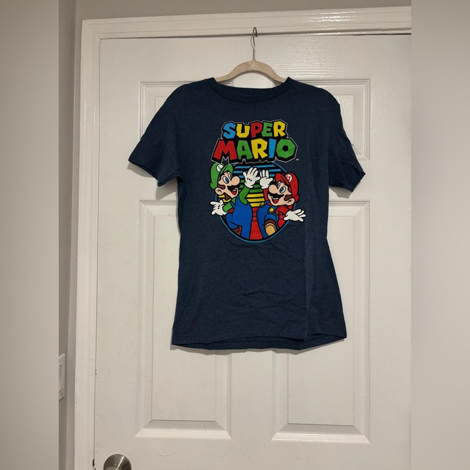 Nintendo Nintendo Super Mario Blue T-Shirt Size US S / EU 44-46 / 1 - 1 Thumbnail