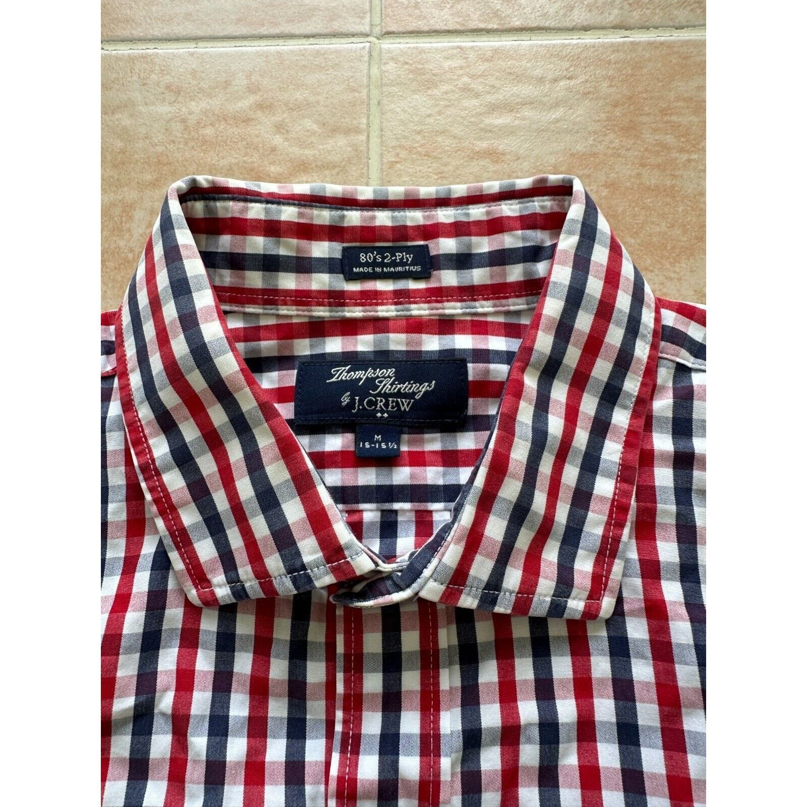 J.Crew Worn Twice J. Crew Thompson shirtings Men size M 15-15.5 Size US M / EU 48-50 / 2 - 8 Thumbnail