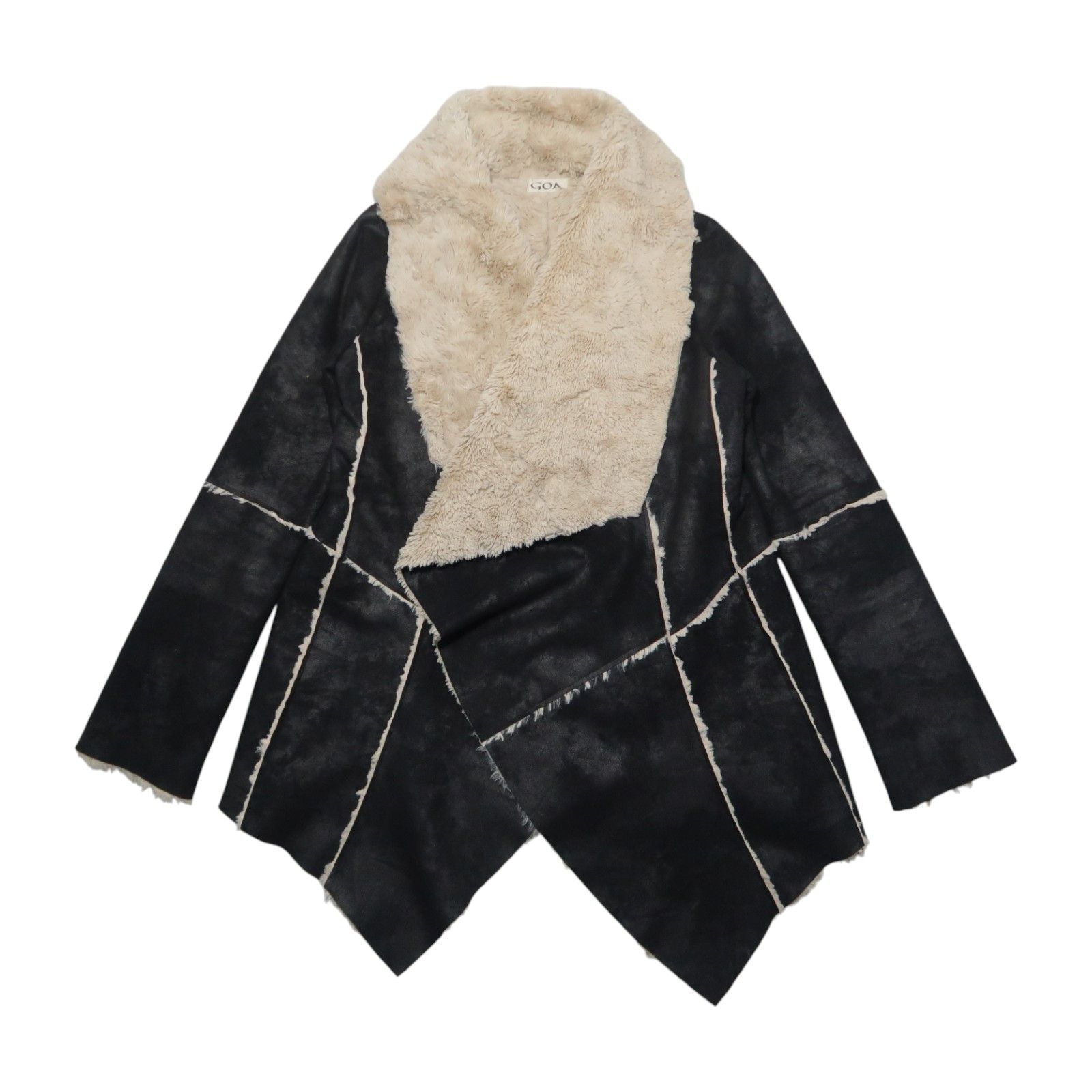 GOA GOA Vkei Style Suede Fur Faux Jacket Patchwork Size US M / EU 48-50 / 2 - 1 Thumbnail