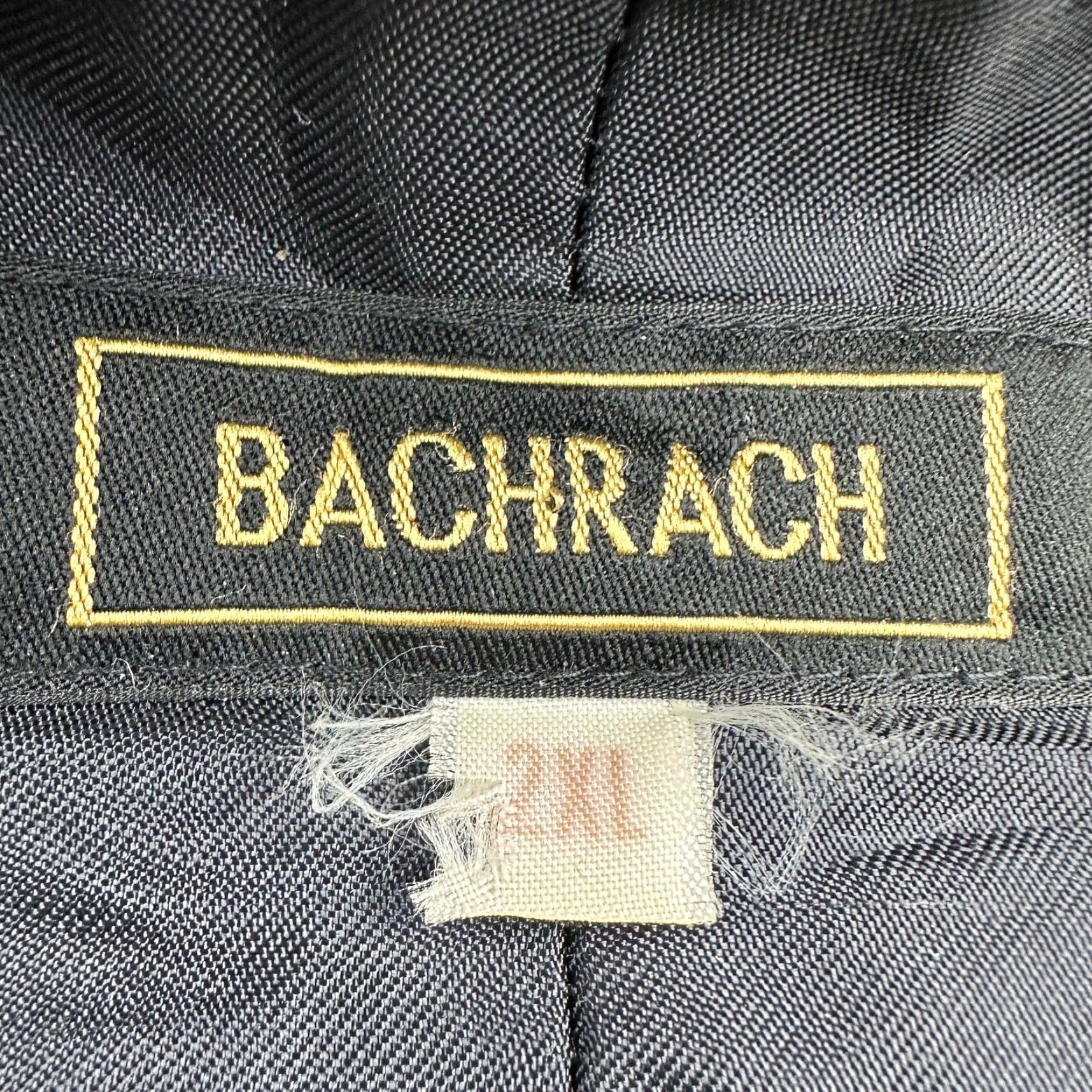 Vintage VINTAGE Bachrach Wool Coat Overcoat Mens 2XL Black Button Full Zip Pockets Coat Men Long Wool Solid Fall Winter- Mens Size US XXL / EU 58 / 5 - 2 Thumbnail