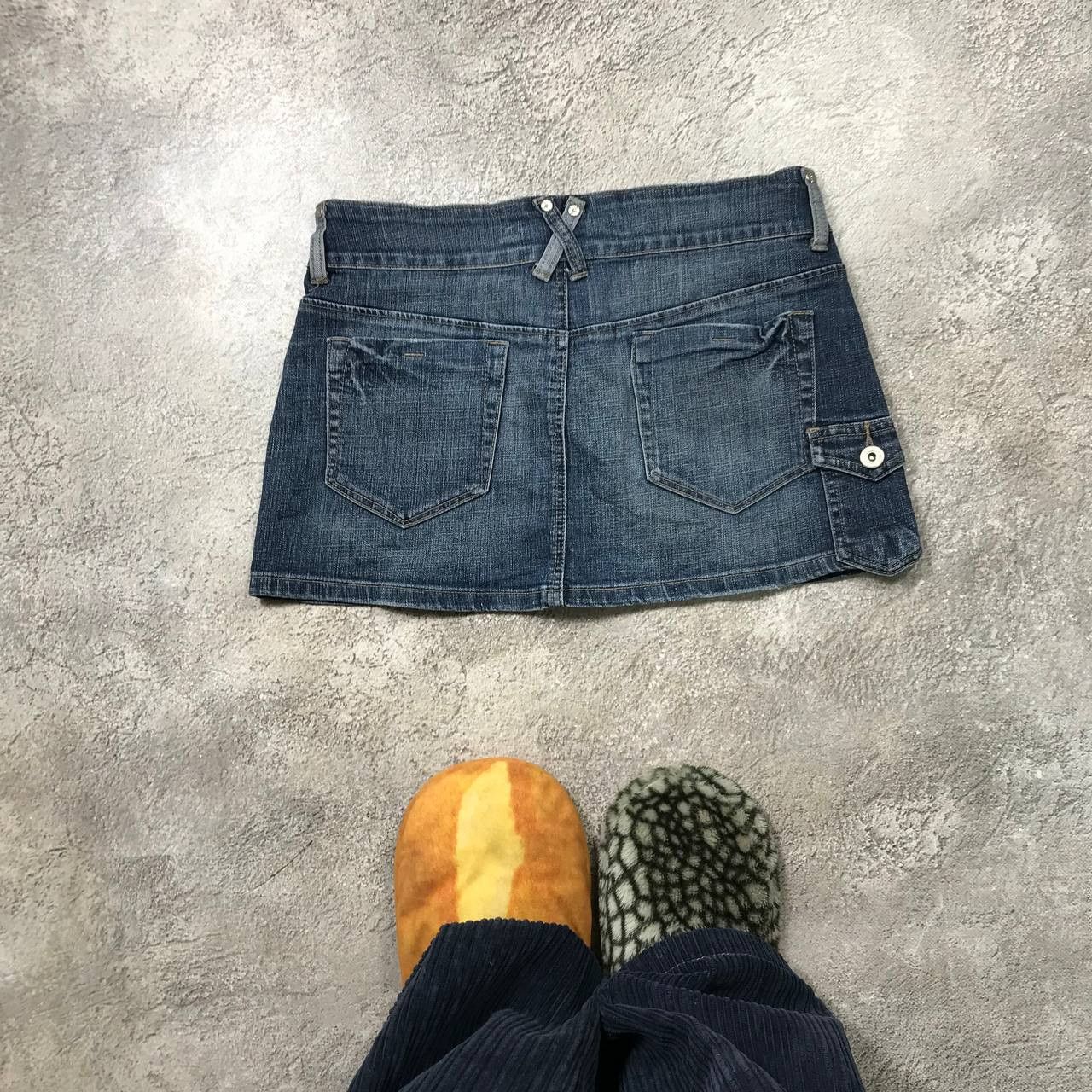 Vintage Y2K Mini Skirt Vintage Japan Distressed Streetwear Slim 28 Size 28" / US 6 / IT 42 - 4 Thumbnail