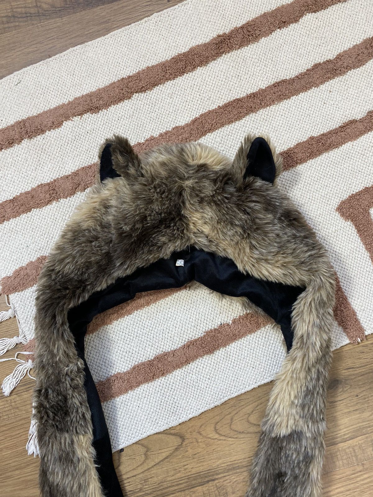 Vintage VINTAGE BEAR FLUFFY FUR MOHAIR TEDDY USHANKA AVIATOR HAT Size ONE SIZE - 6 Thumbnail