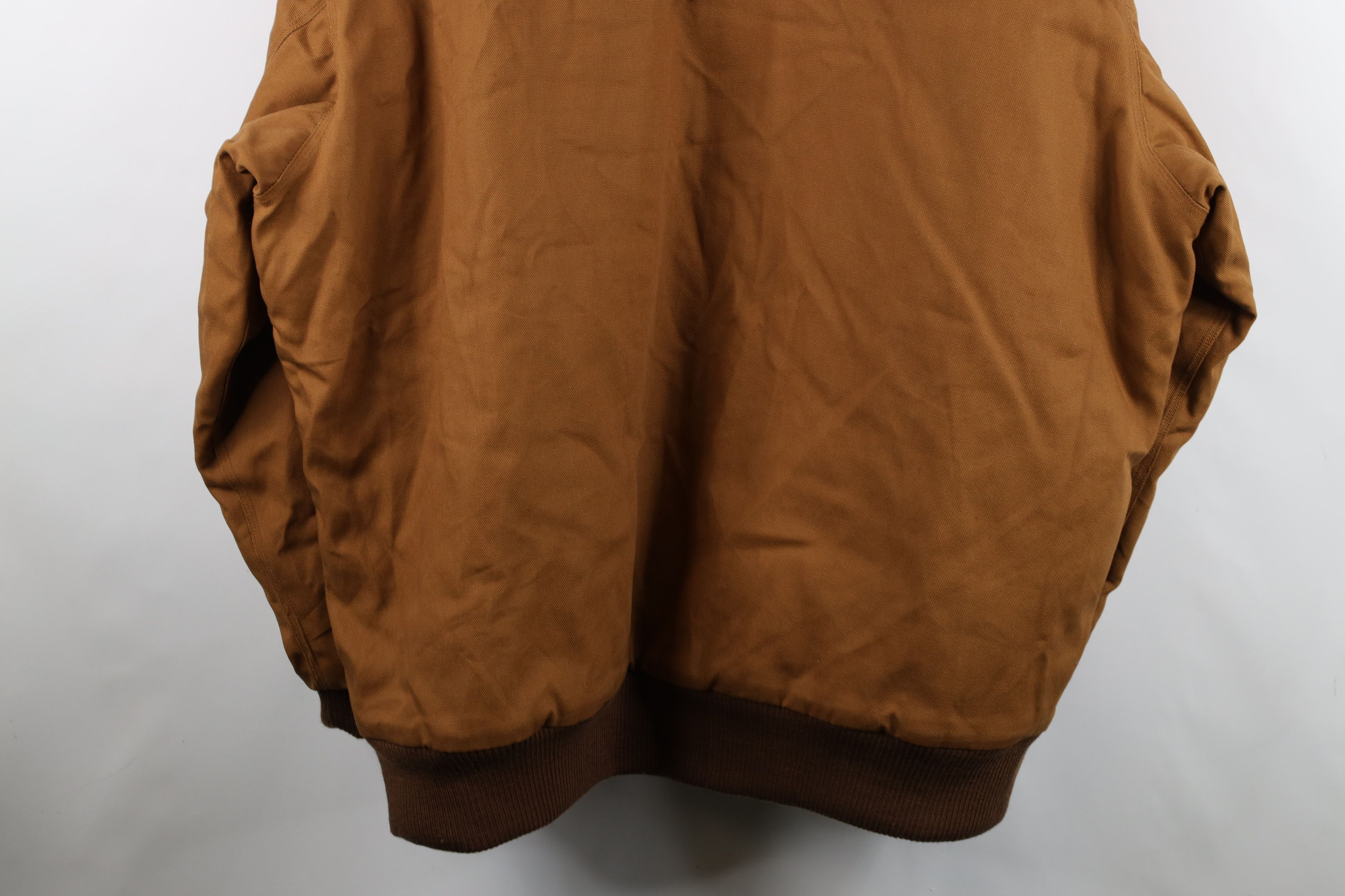 Vintage Deadstock Vintage 90s Y2K Streetwear Hooded Canvas Jacket Size US XXL / EU 58 / 5 - 13 Thumbnail