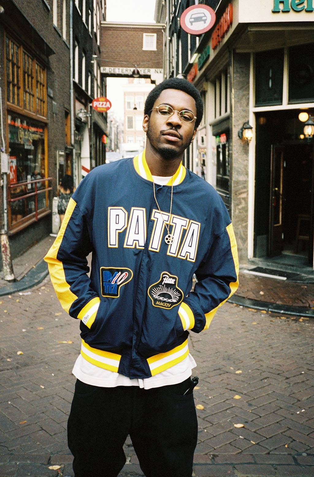 Mitchell & Ness × Patta 10th Anniversary Jacket Blue/Yellow Medium Size US M / EU 48-50 / 2 - 2 Thumbnail