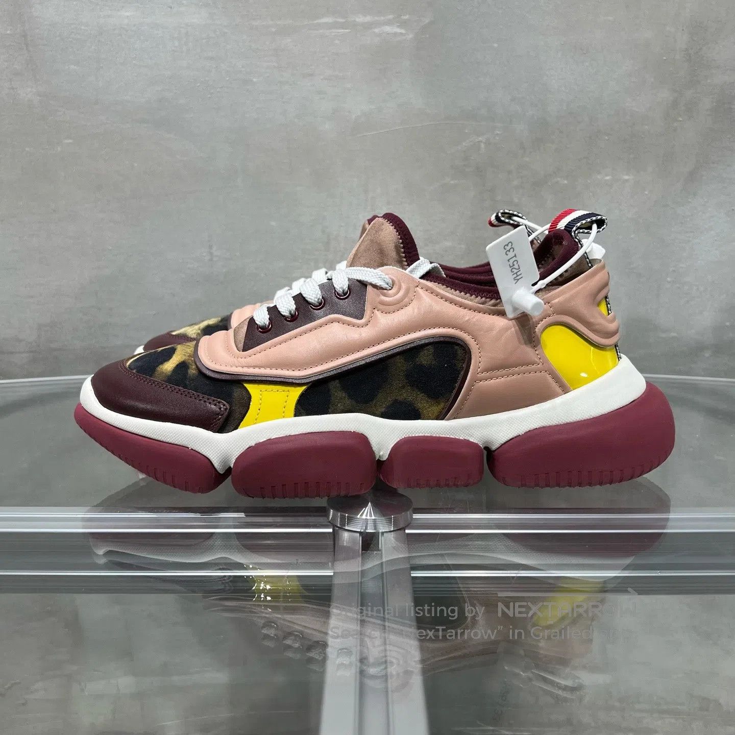 Moncler Moncler Leisure sports shoes in a white and red color comb Size US 7.5 / IT 37.5 - 3 Thumbnail