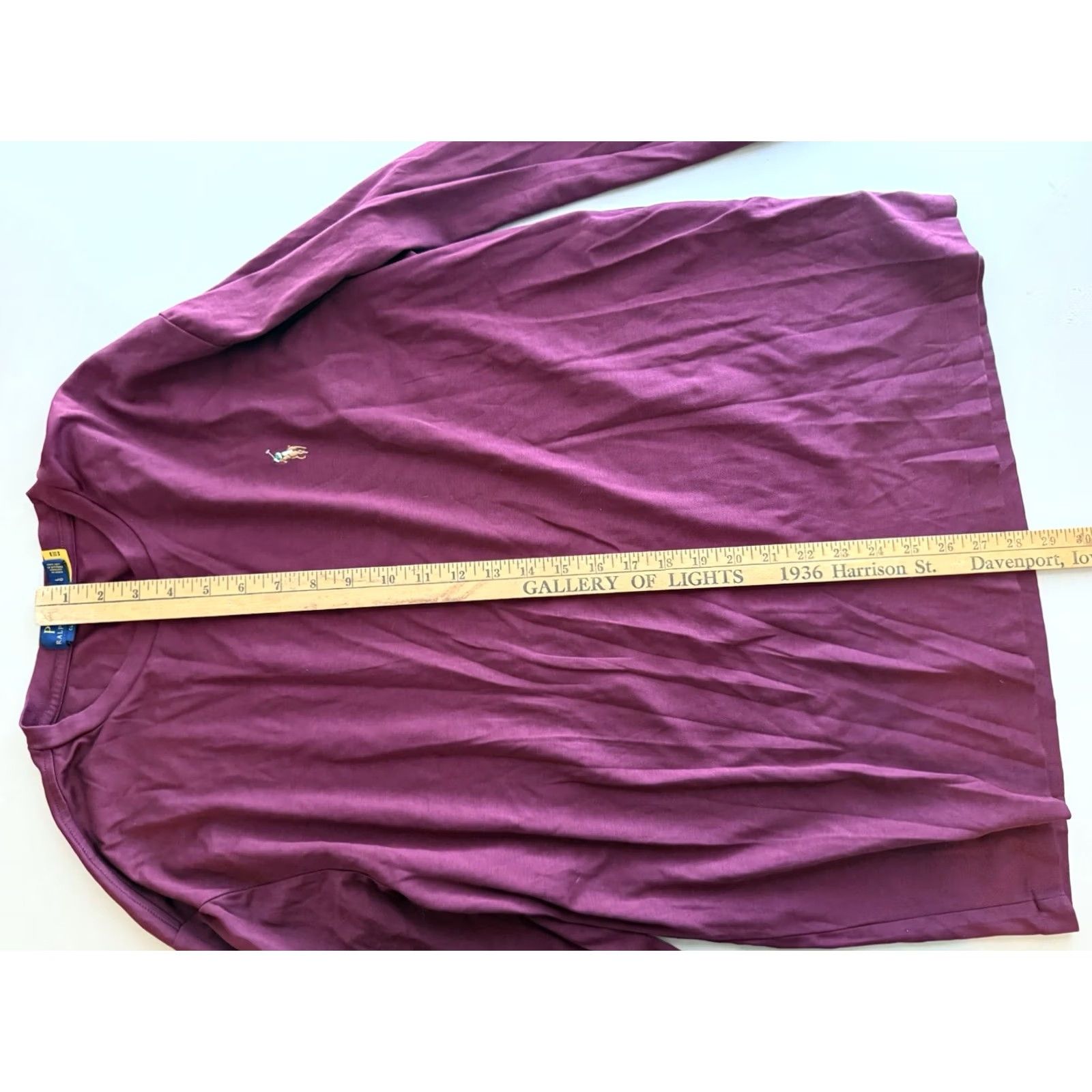 Polo Ralph Lauren Polo Ralph Lauren Shirt Classic Fit Size Large Men's Long Sleeve Maroon Preppy Size US L / EU 52-54 / 3 - 6 Thumbnail