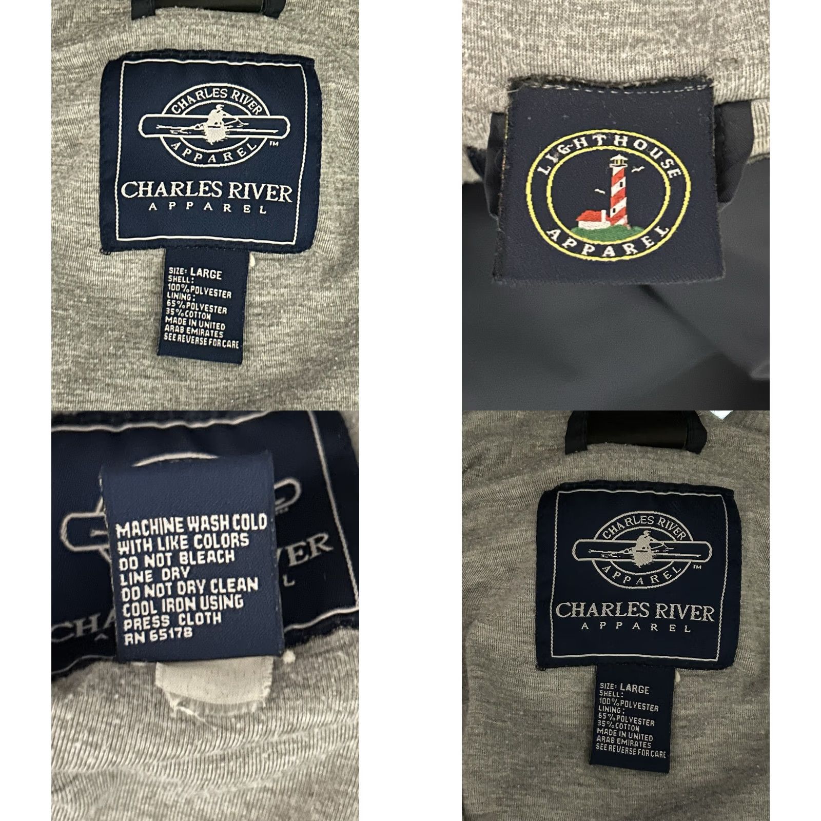 Vintage VINTAGE U.S. Air Force Full Zip Jacket Hood Mens Large Navy Blue Zip Pockets VTG 2000s Size US L / EU 52-54 / 3 - 9 Thumbnail