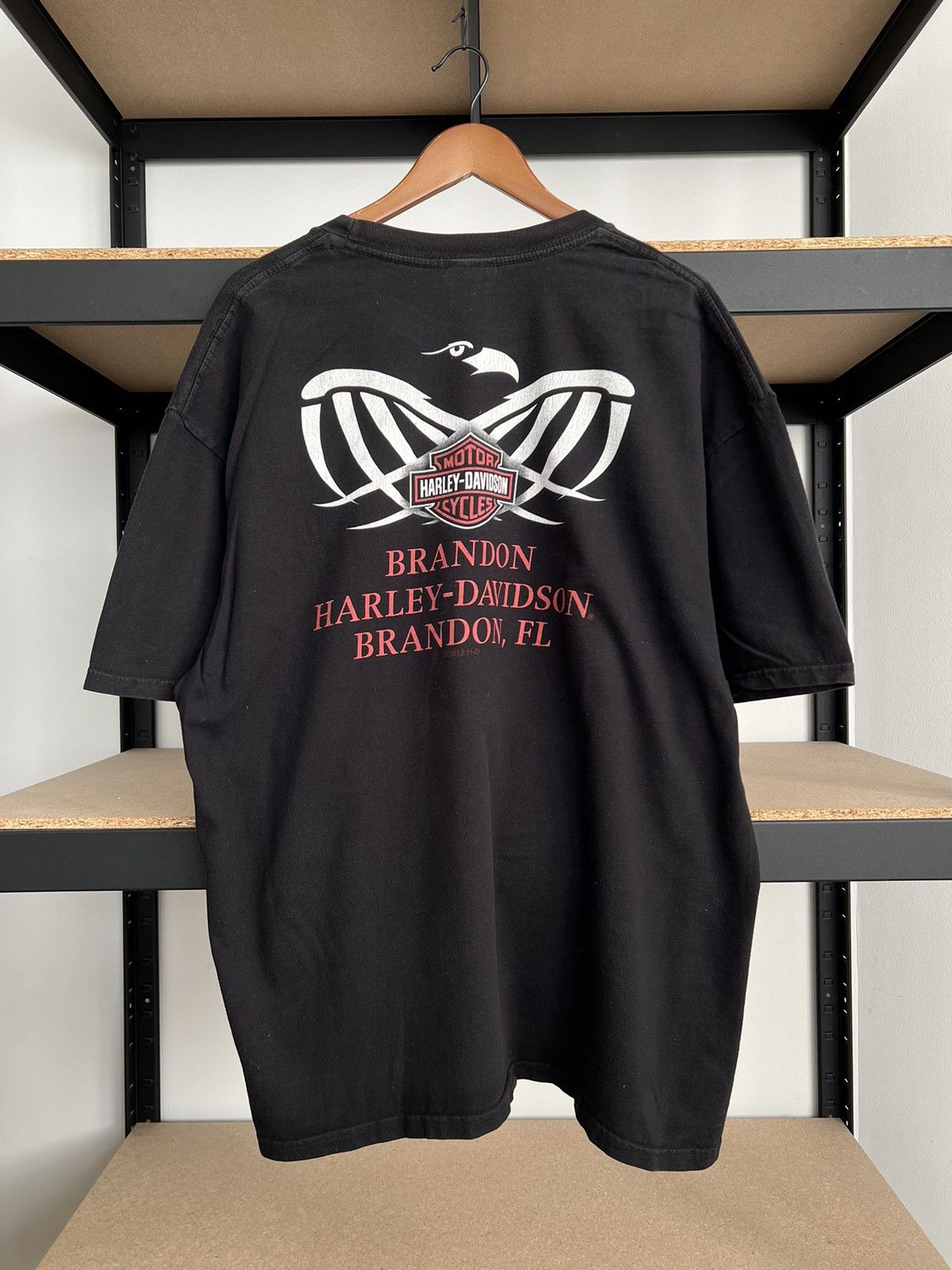 Harley Davidson Vintage 2012 Harley Davidson Sexy Girl Ride with Pride Tee Size US XXL / EU 58 / 5 - 4 Thumbnail