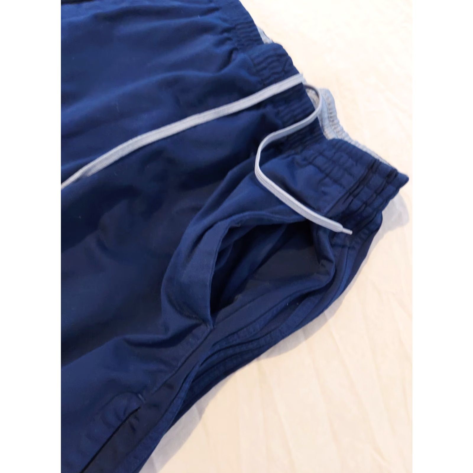 Adidas adidas Pants Mens M Medium Navy Blue Athletic Sweatpants Gym Workout Activewear blue M Mens Size US 31 - 5 Thumbnail