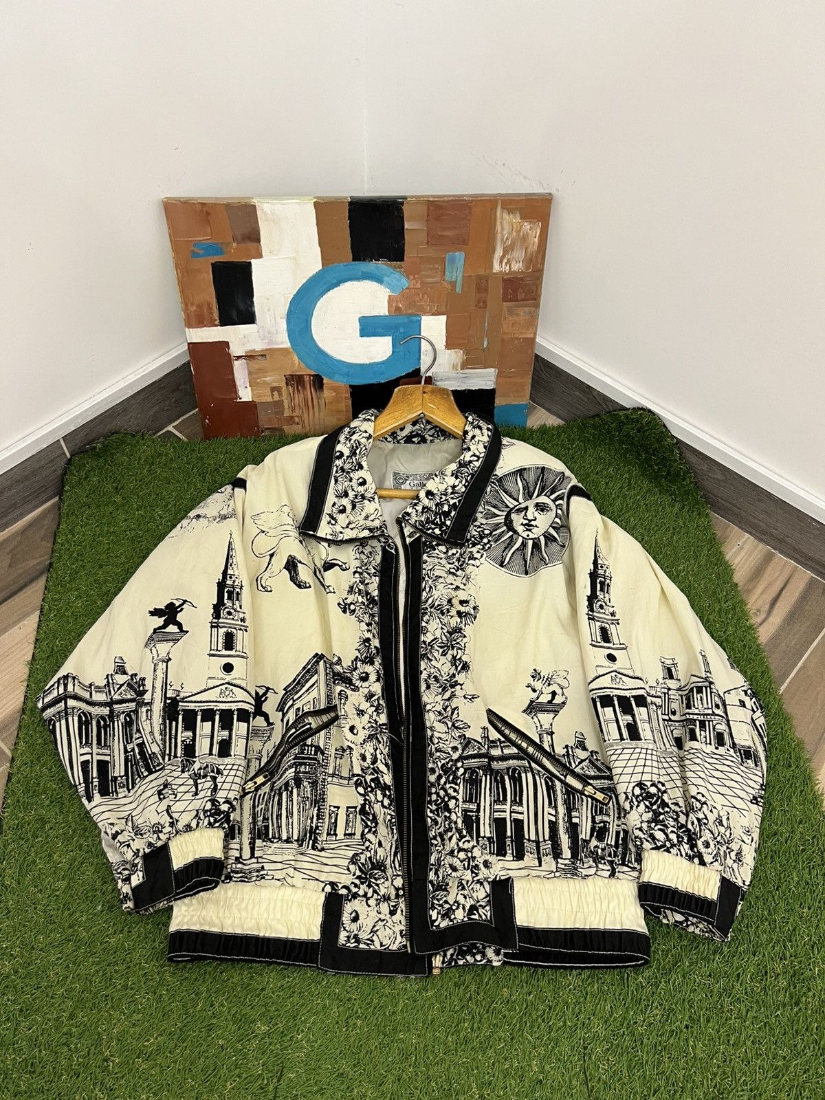 Vintage Printed Y2k Jpg Style Jacket 90s Japanese Brand