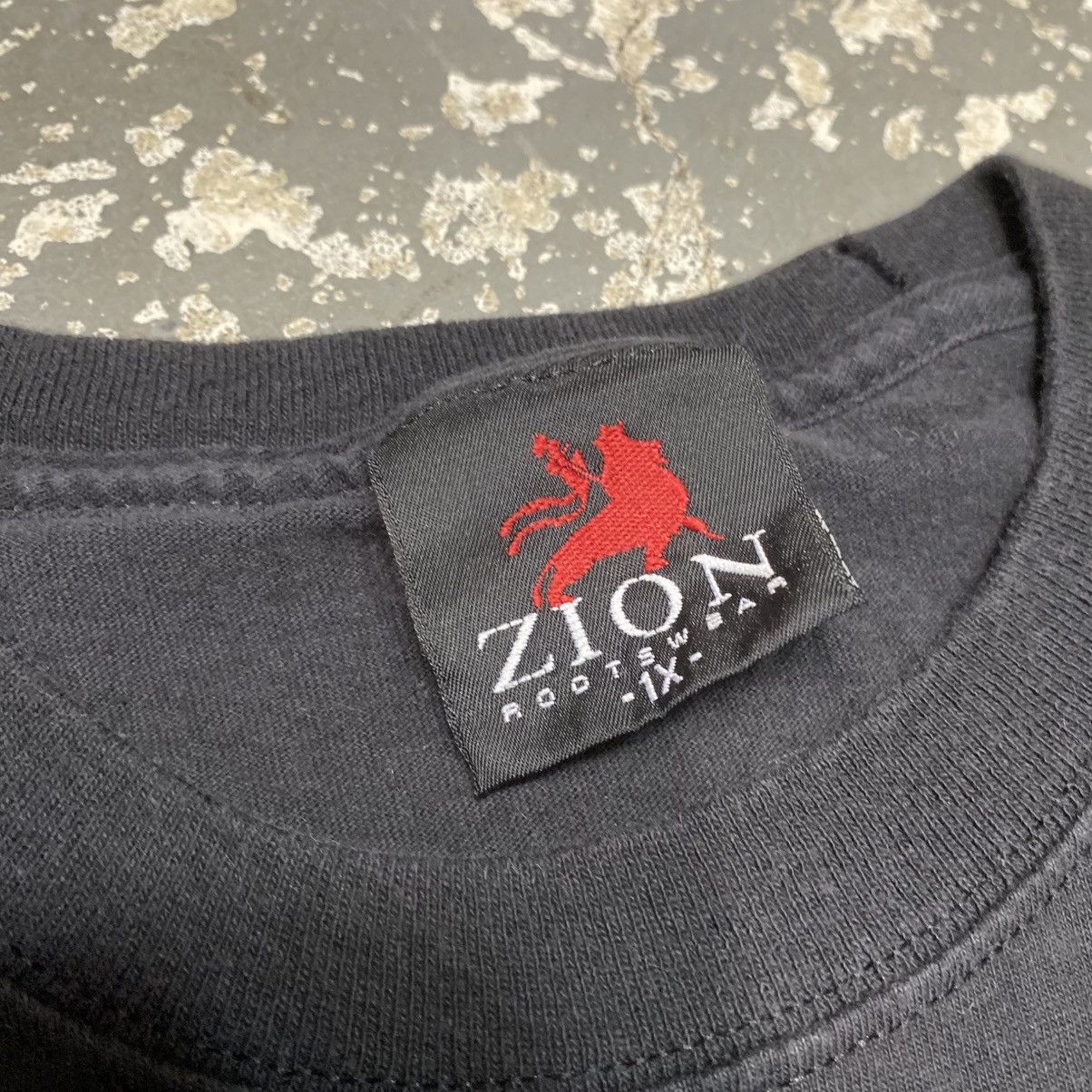 Band Tees Vintage Bob Marley Zion 90s Y2K Graphic Black Tshirt Size US XL / EU 56 / 4 - 5 Thumbnail