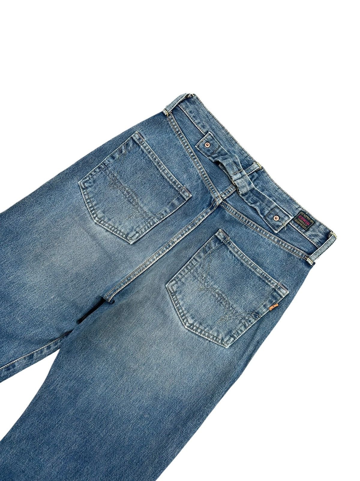 Kapital Vintage Edwin Selvedge Buckle Back Rusty Faded Denim Jeans Size US 28 / EU 44 - 9 Thumbnail
