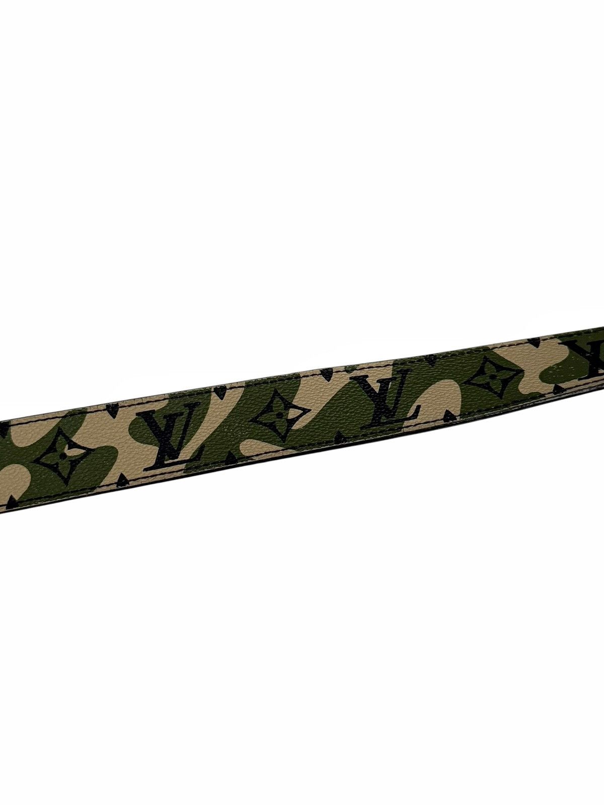 Louis Vuitton × Takashi Murakami GRAIL 2007 Monogramouflage Camouflage (Camo) Belt Size 34 - 9 Thumbnail