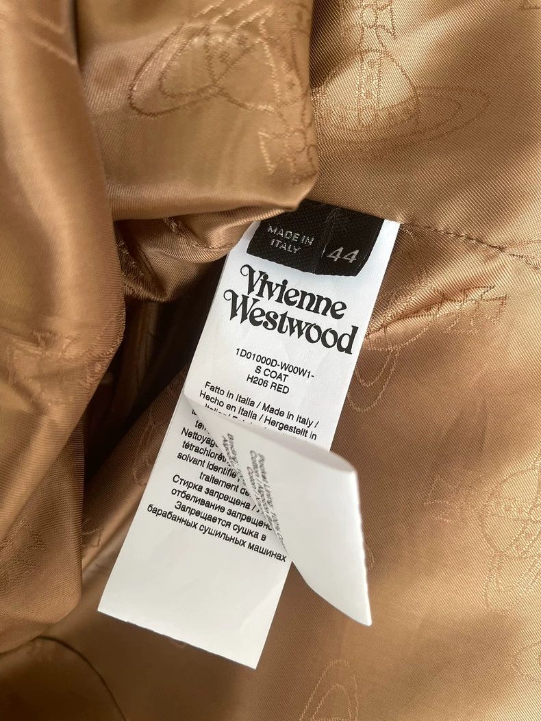 Other Vivienne Westwood A red checkered coat Size L / US 10 / IT 46 - 6 Thumbnail