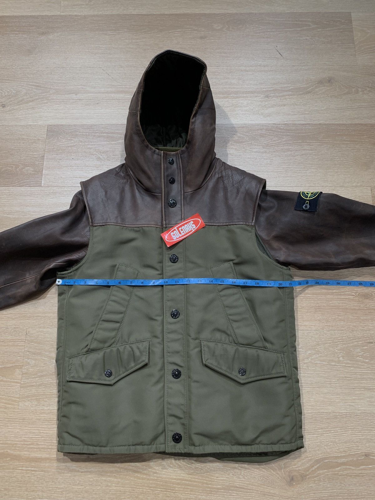 Designer × Stone Island Stone island 30th anniversary leather vest jacket Size US S / EU 44-46 / 1 - 8 Thumbnail
