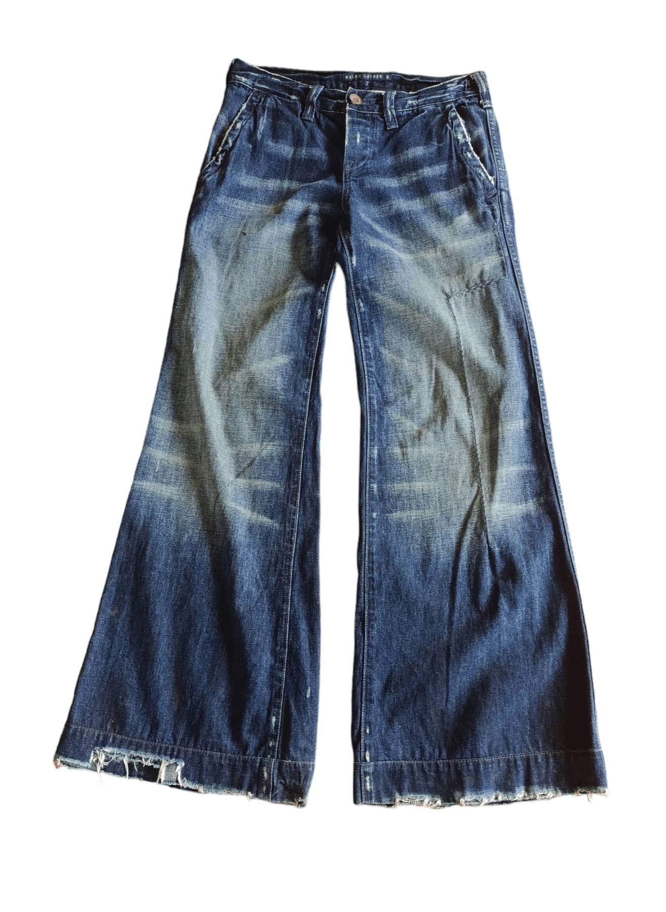 Ralph Lauren RALPH LAUREN x BAGGY JEANS x DISTRESS STYLE x VINTAGE Size 30" / US 8 / IT 44 - 1 Thumbnail