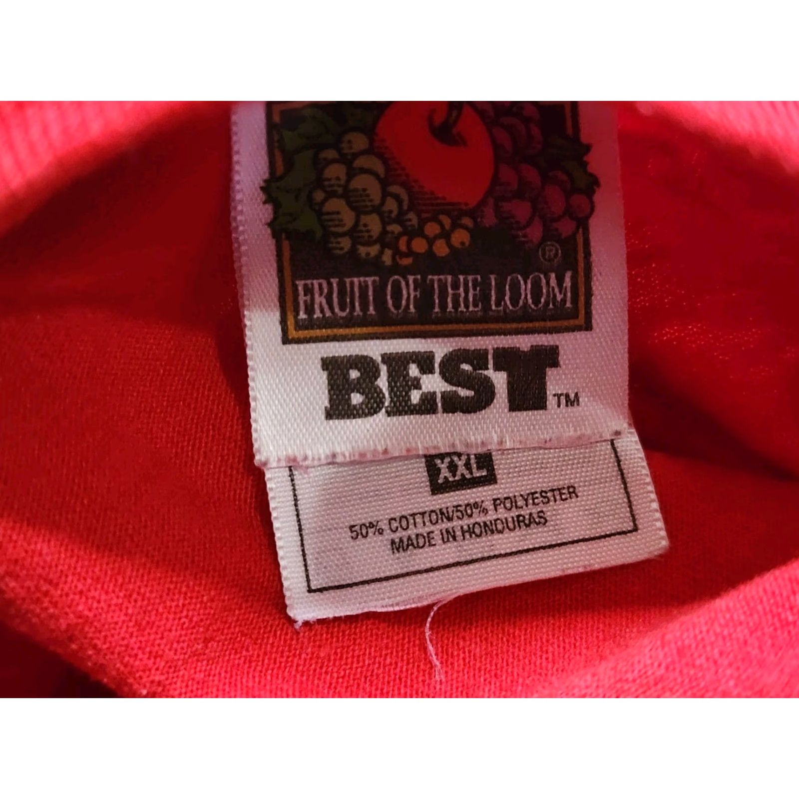 Fruit Of The Loom VINTAGE California Gift Present Travel Souvenir T Shirt 90s Mens XXL Red Cotton Blend Fruit of the Loom 1990-1999 T-Shirt Size US XXL / EU 58 / 5 - 6 Thumbnail