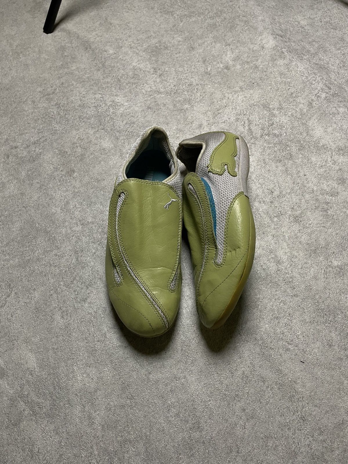 Puma Vintage 1999s Leather Puma Mostro Y2K White Sneakers Size US 7 / EU 40 - 17 Thumbnail