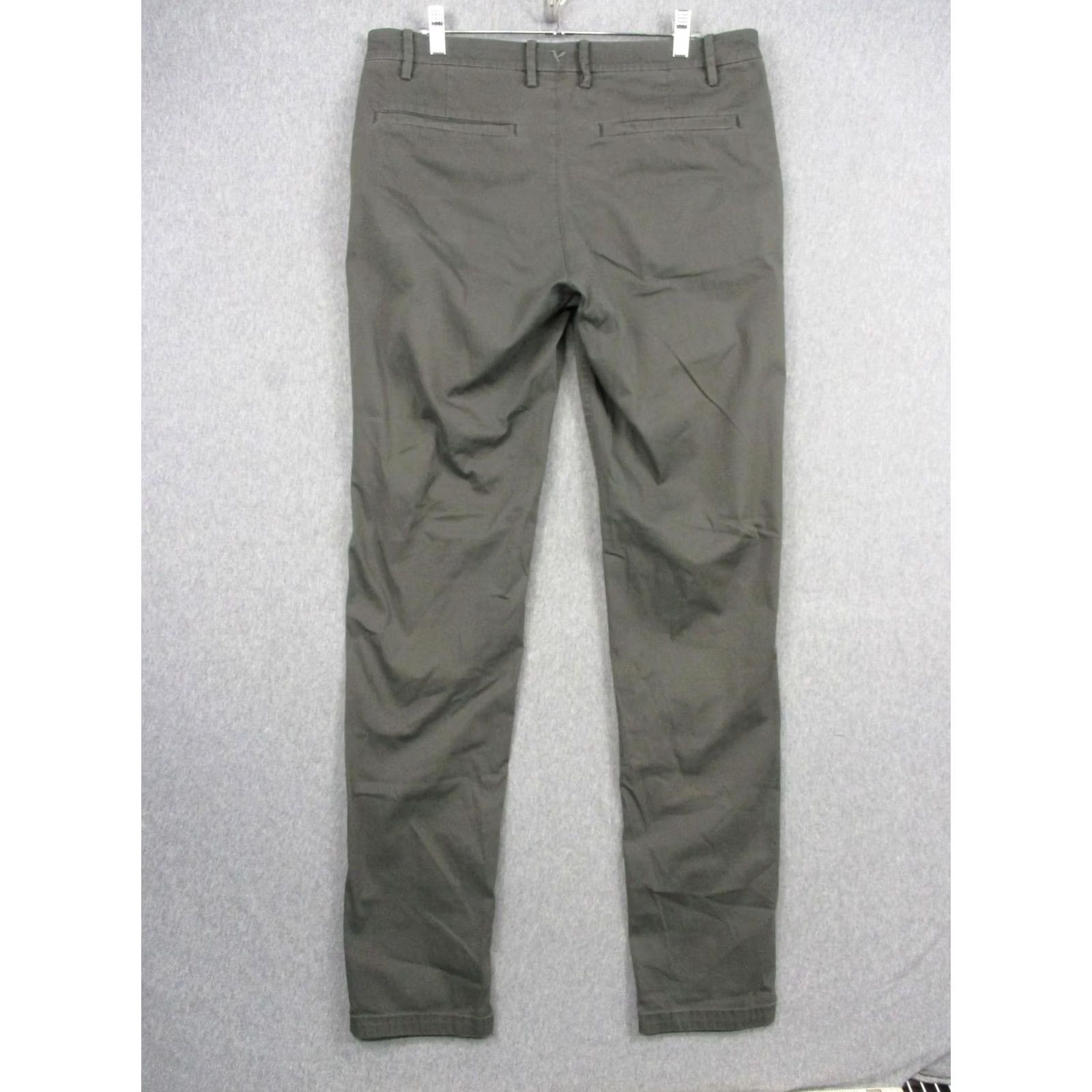 Vintage Birddogs Pants Mens 36 Green 36x36 Stretch Chino Lined Zip Pockets Boomstick Size US 36 / EU 52 - 6 Thumbnail