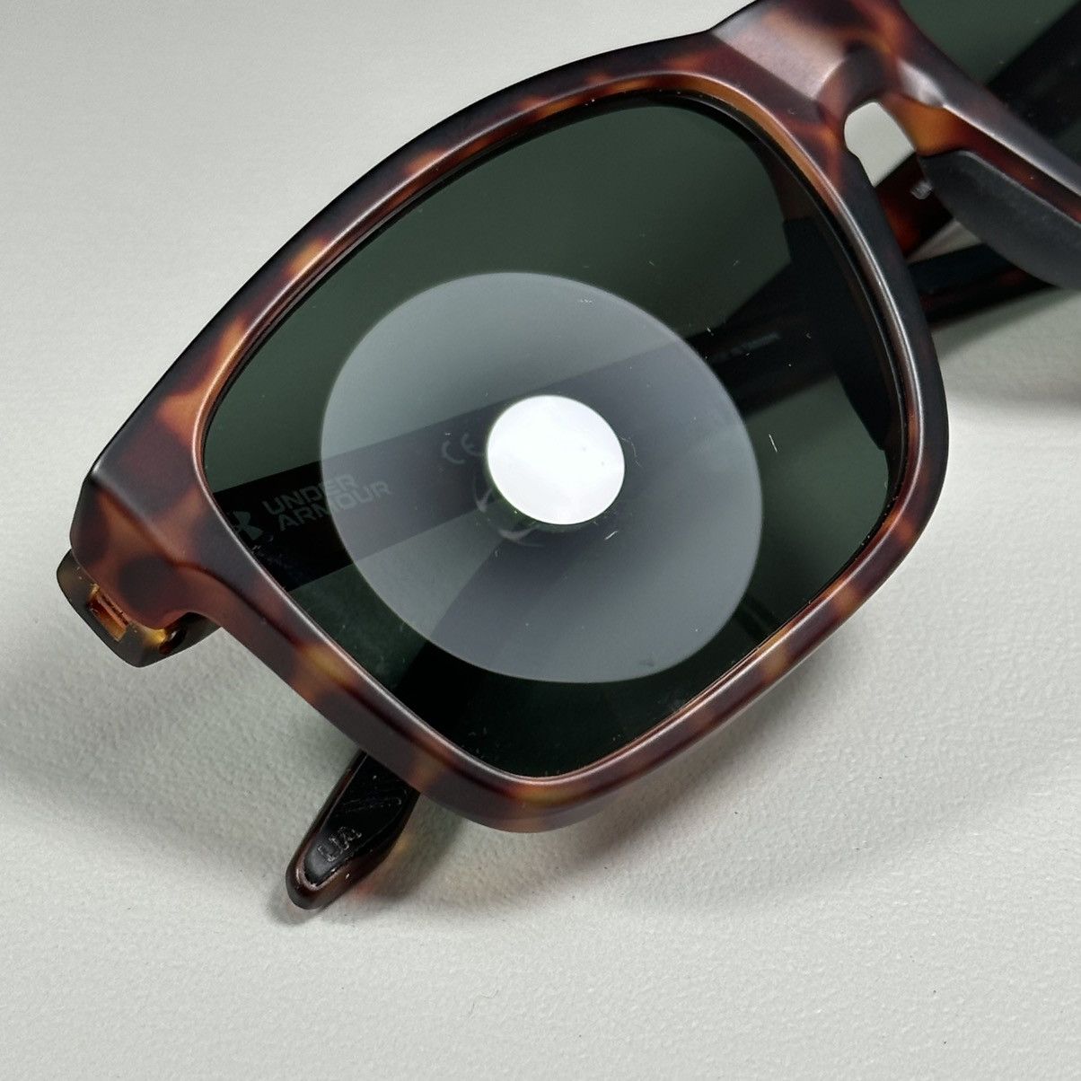 Under Armour Under Armour UA 0005/S Brown Havana Rectangular Sunglasses Size ONE SIZE - 9 Thumbnail